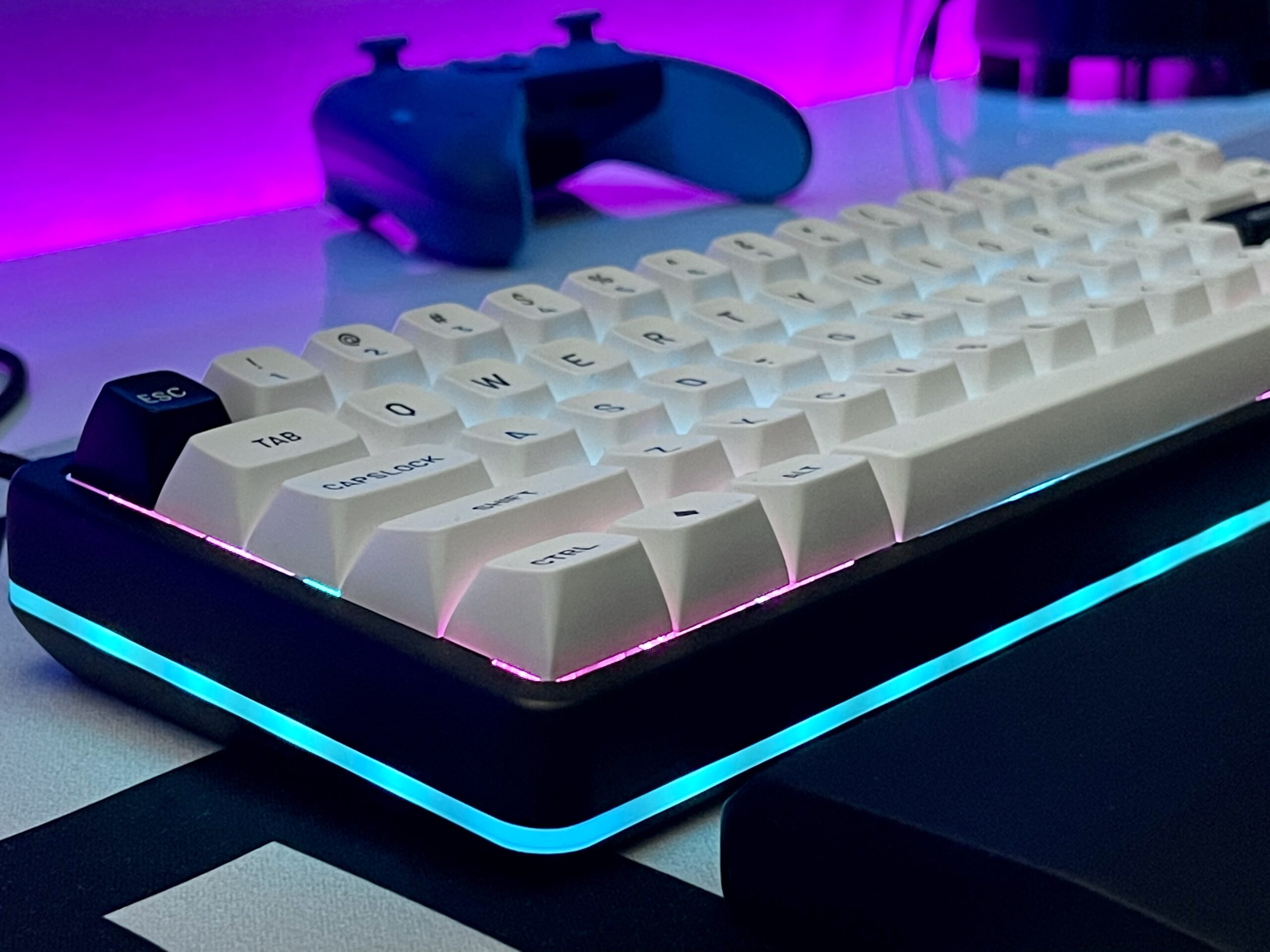 Drop MT3 Black-on-White Keycap Set, ABS Hi-Profile Keycaps, Doubleshot Legends, MX Style Covers Fullsize, Tenkeyless, Winkeyless, 60%, 65%, and 75% (Base Kit) customer photo 1