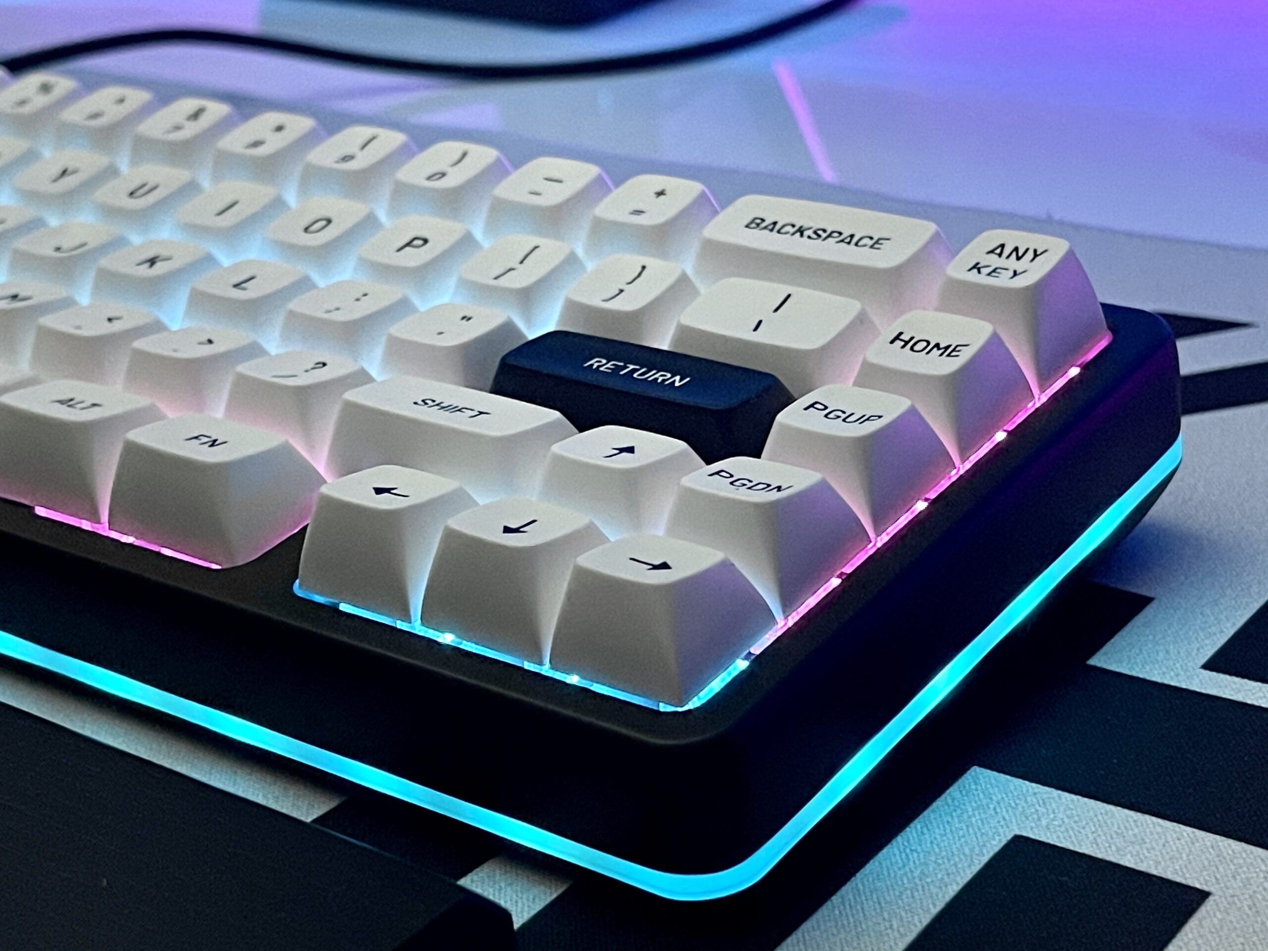 Drop MT3 Black-on-White Keycap Set, ABS Hi-Profile Keycaps, Doubleshot Legends, MX Style Covers Fullsize, Tenkeyless, Winkeyless, 60%, 65%, and 75% (Base Kit) customer photo 2