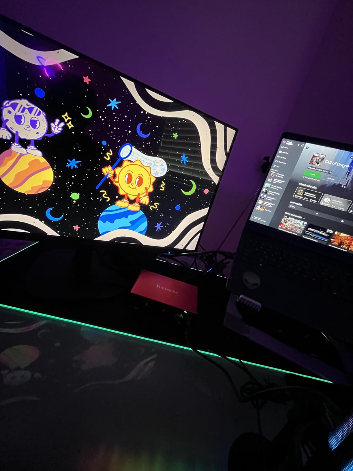 RGB Mousepad Led Mouse Pad - Large Mouse Pad with LED and Big Mouse Mat customer photo 1