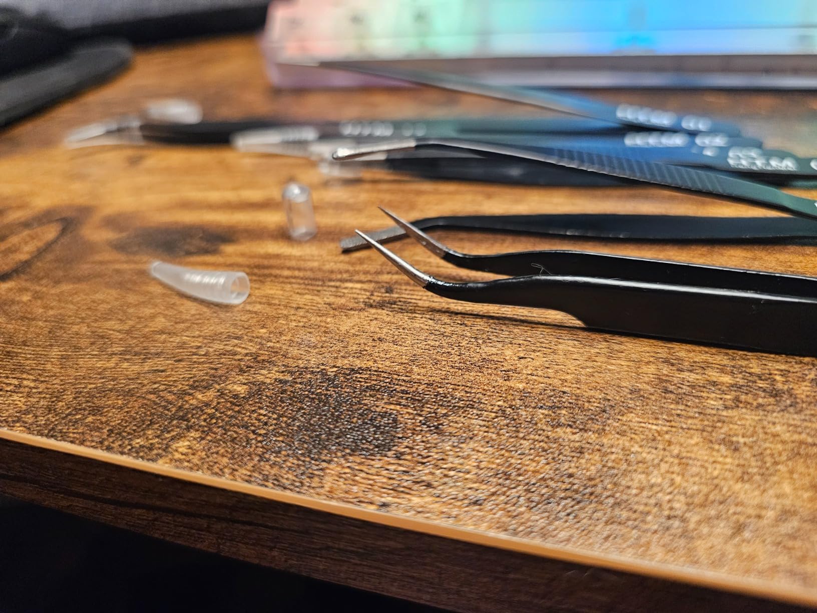 16 Pcs Sharp Precision Tweezers Set, Including 16 Types Of Anti-Static Stainless Steel Esd Medical Tweezers for Craft, Jewelry, Electronics Soldering, Laboratory Work, And Used for Beauty Etc customer photo 2
