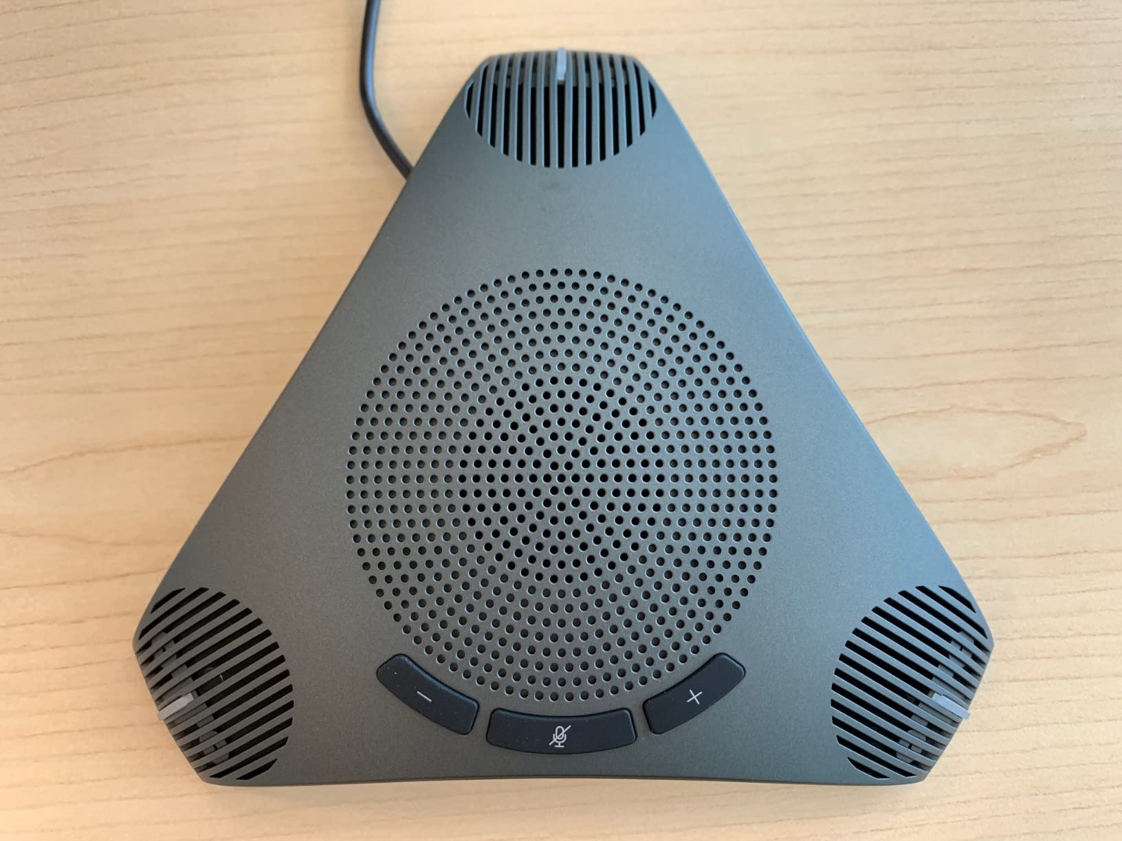 Conference Speaker and Microphone, 360 Omnidirectional USB Speakerphone Microphone with USB Hub, Noise Reduction/Echo Cancellation customer photo 1