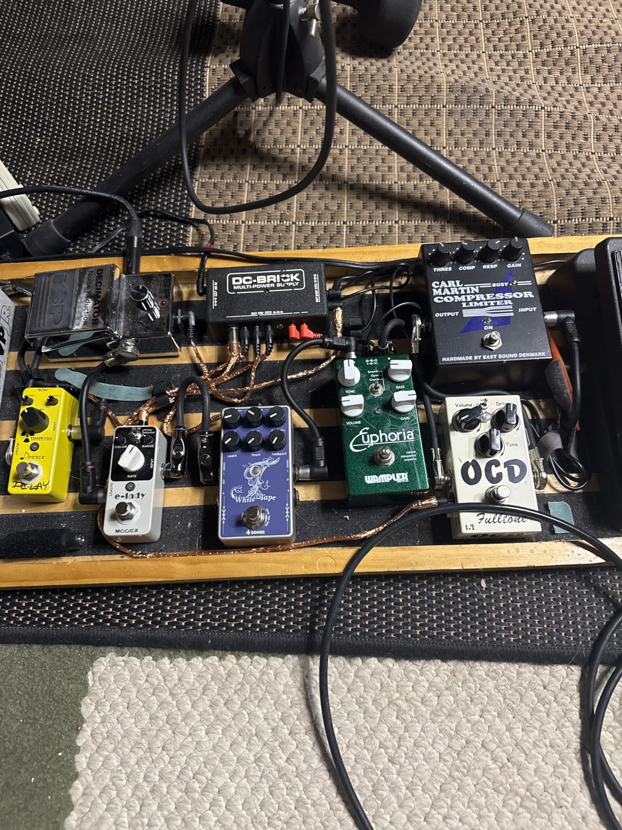 Donner White Tape Stereo Delay Pedal, Analog Delay with Echo Effect customer photo 1