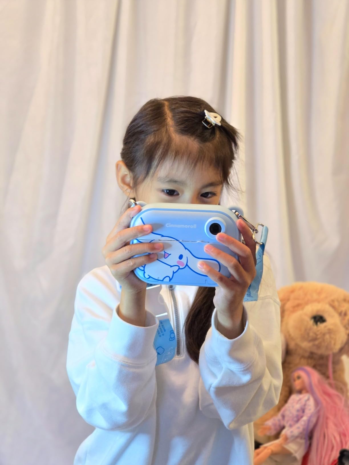 Instant Print Kids Digital Camera & Video Camcorder with Selfie Camera by Kidamento, Scavenger Hunt Momento Book, 32GB Memory Card - Model P customer photo 1