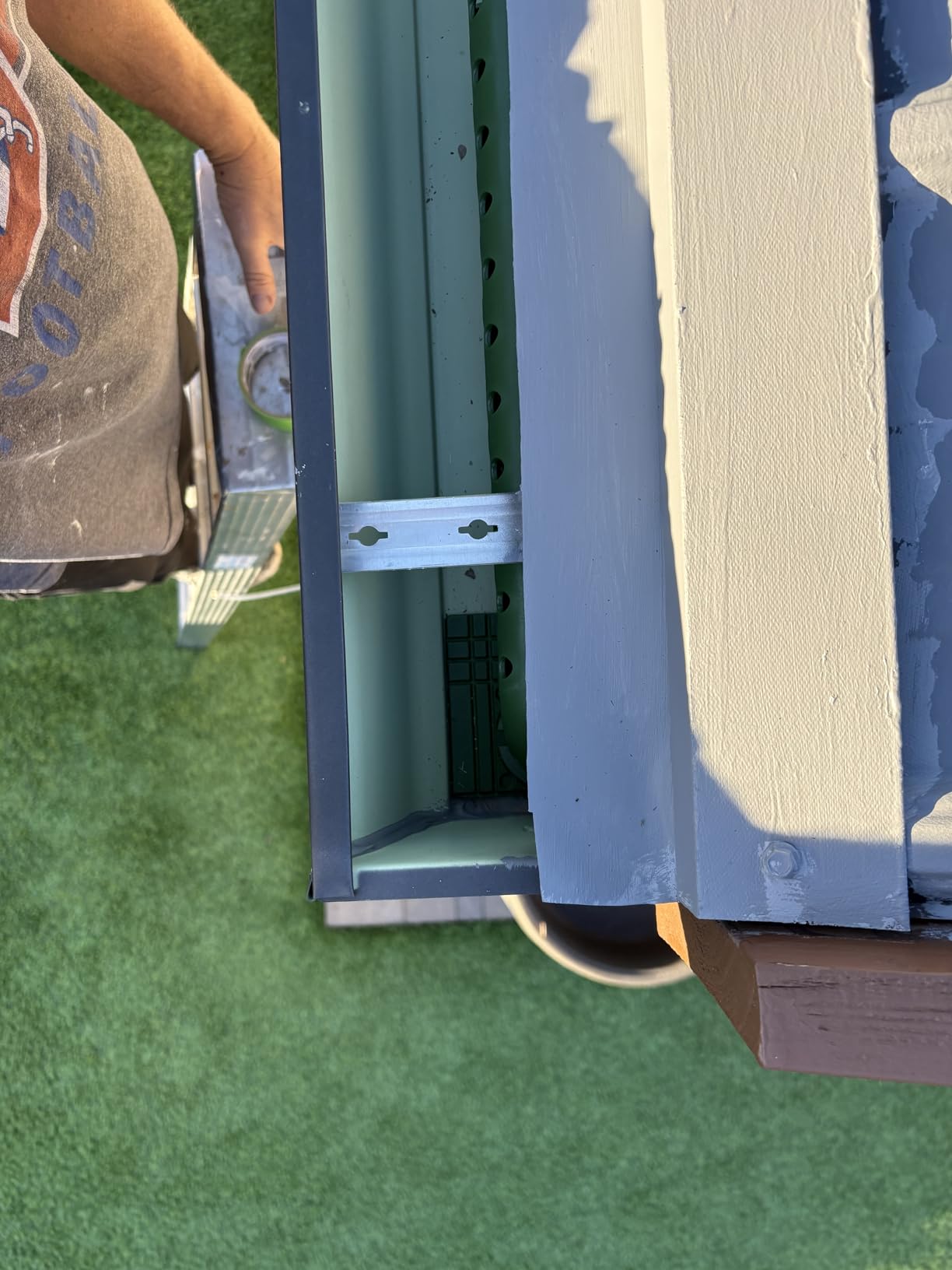 Downspout Guard - Prevents Clogs, Overflows & Water Damage - Universal Fit for All Gutters - Easy No-Tool Install - Weatherproof & Durable - Keeps Debris Out, Water Flowing - 2 Pack customer photo 1