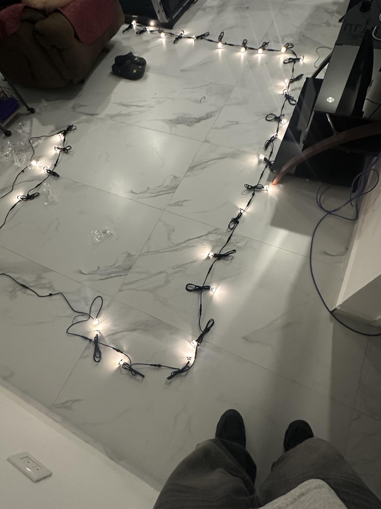 LED Deck Lights Kit, 30 Pack Low Voltage WiFi Smart Recessed RGBW Deck Lighting with App/Voice Control, Waterproof IP67 In Ground Landscape Lighting for Outdoor Stairs Steps Floor Decor, Black customer photo 1