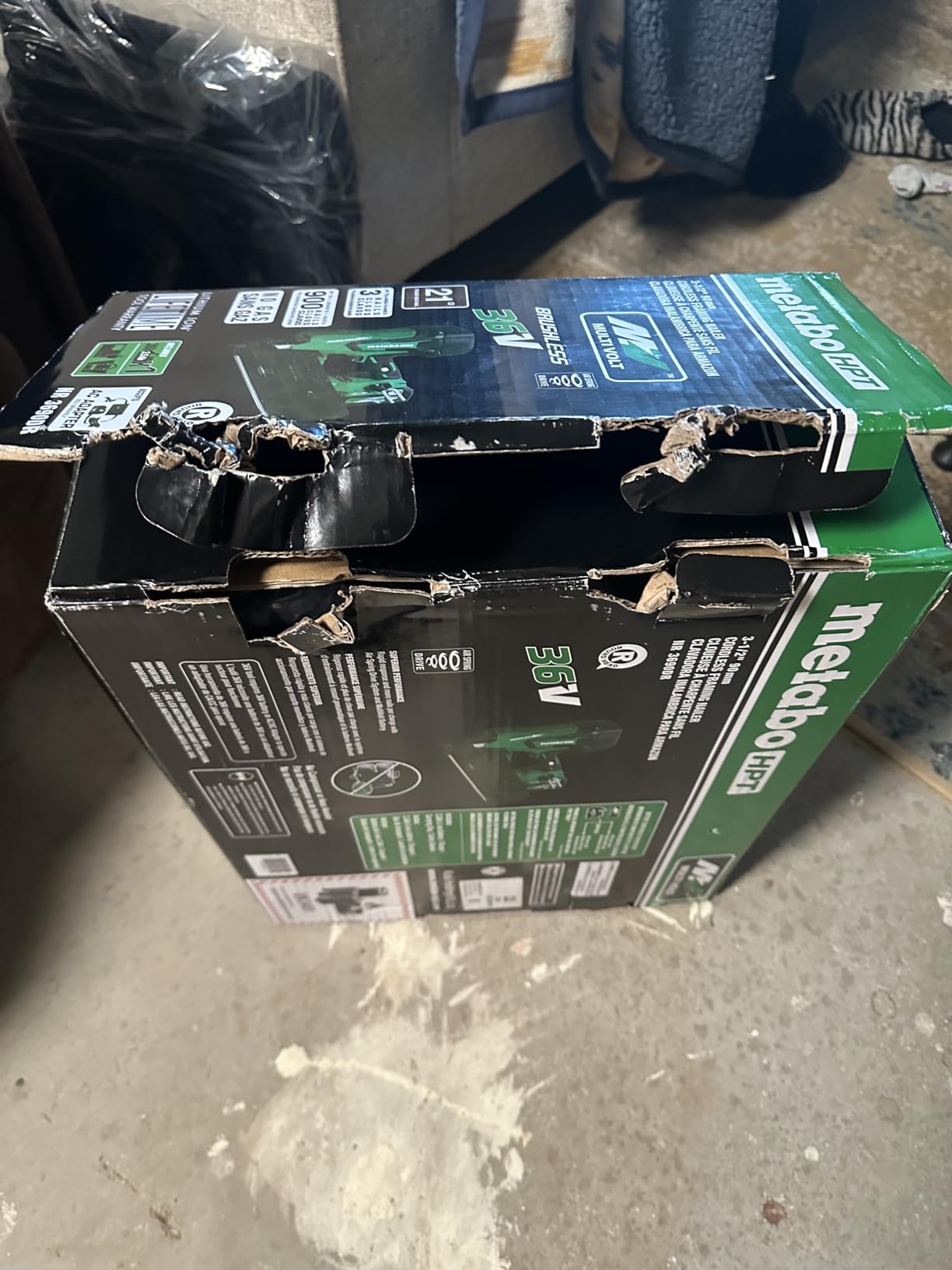 Metabo HPT 36V MultiVolt Cordless Plastic Strip Framing Nailer Kit customer photo 1