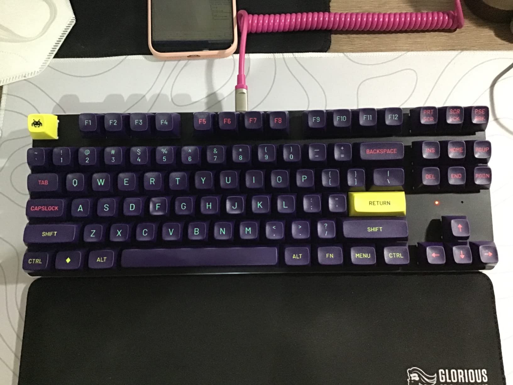 Drop + MiTo MT3 Cyber Custom Keycap Set, ABS Hi-Profile Keycaps, Doubleshot Legends, MX Style Covers HHKB, 60%, 65%, and TKL Keyboards (Base Kit) customer photo 2