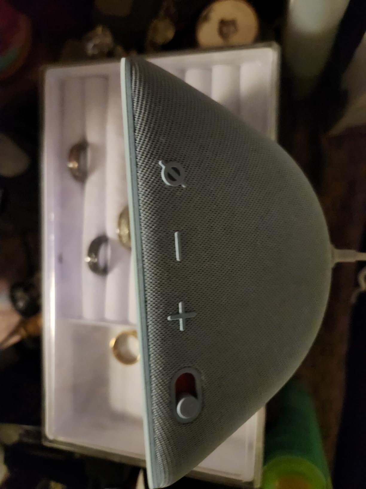 Echo Show 5 (newest model), Smart display, Designed for Alexa+, 2x the bass and clearer sound, Charcoal customer photo 2
