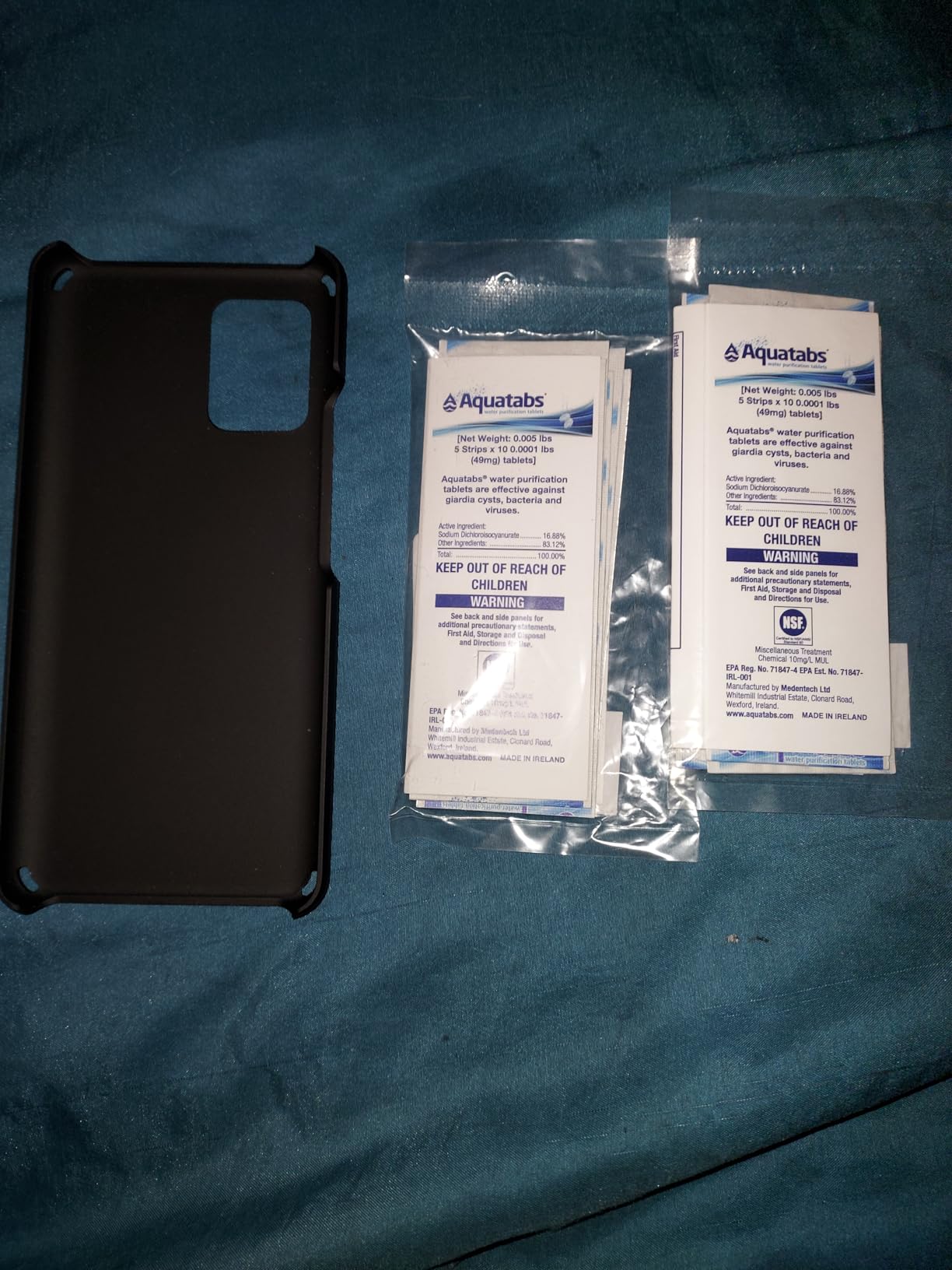 Aquatabs 49mg Water Purification Tablets (100 Pack). Water Filtration System for Hiking, Backpacking, Camping, Emergencies, Survival, and Home-Use. Easy to Use Treatment and Disinfection. customer photo 2