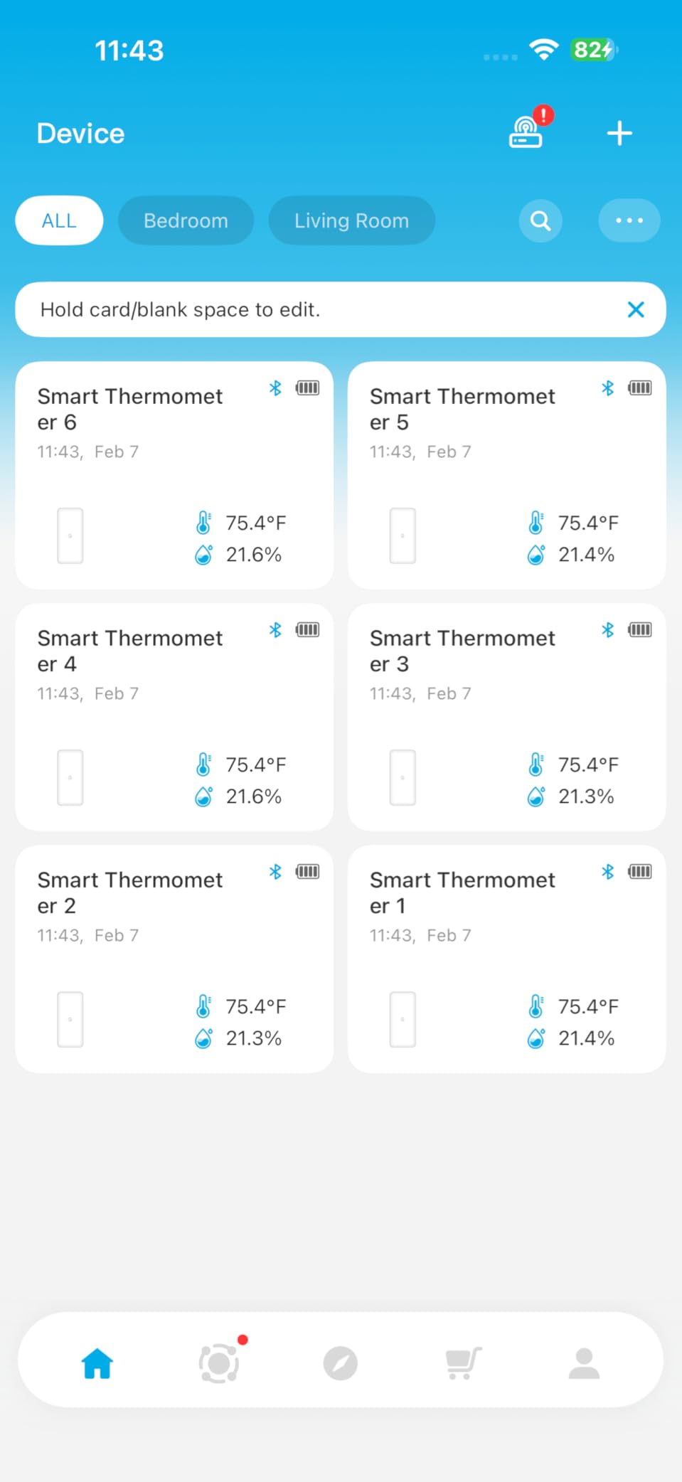 Govee WiFi Hygrometer Thermometer Sensor 3 Pack with Remote App Notification Alert customer photo 1