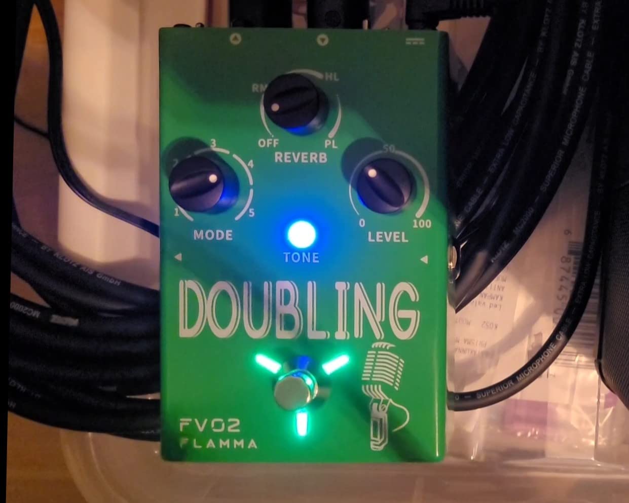 FLAMMA FV04 Vocal Harmony Pedal - 12 Pitches, 11 Harmony Modes with Reverb, All-In-One Stompbox customer photo 2