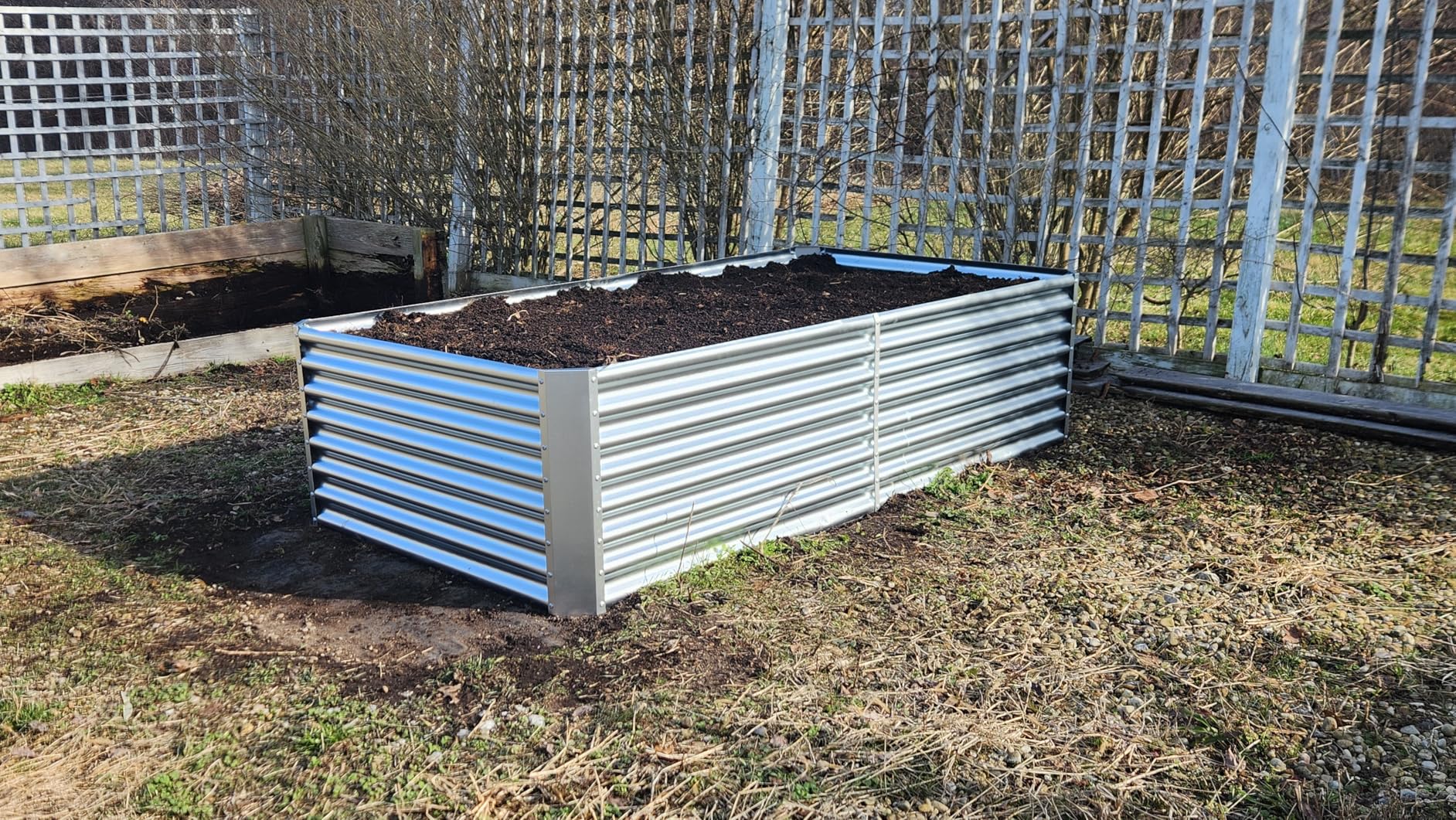 Land Guard 8x4x2 ft Galvanized Raised Garden Bed Kit, Galvanized Planter Raised Garden Boxes Outdoor, Large Metal Raised Garden Beds for Vegetables customer photo 1