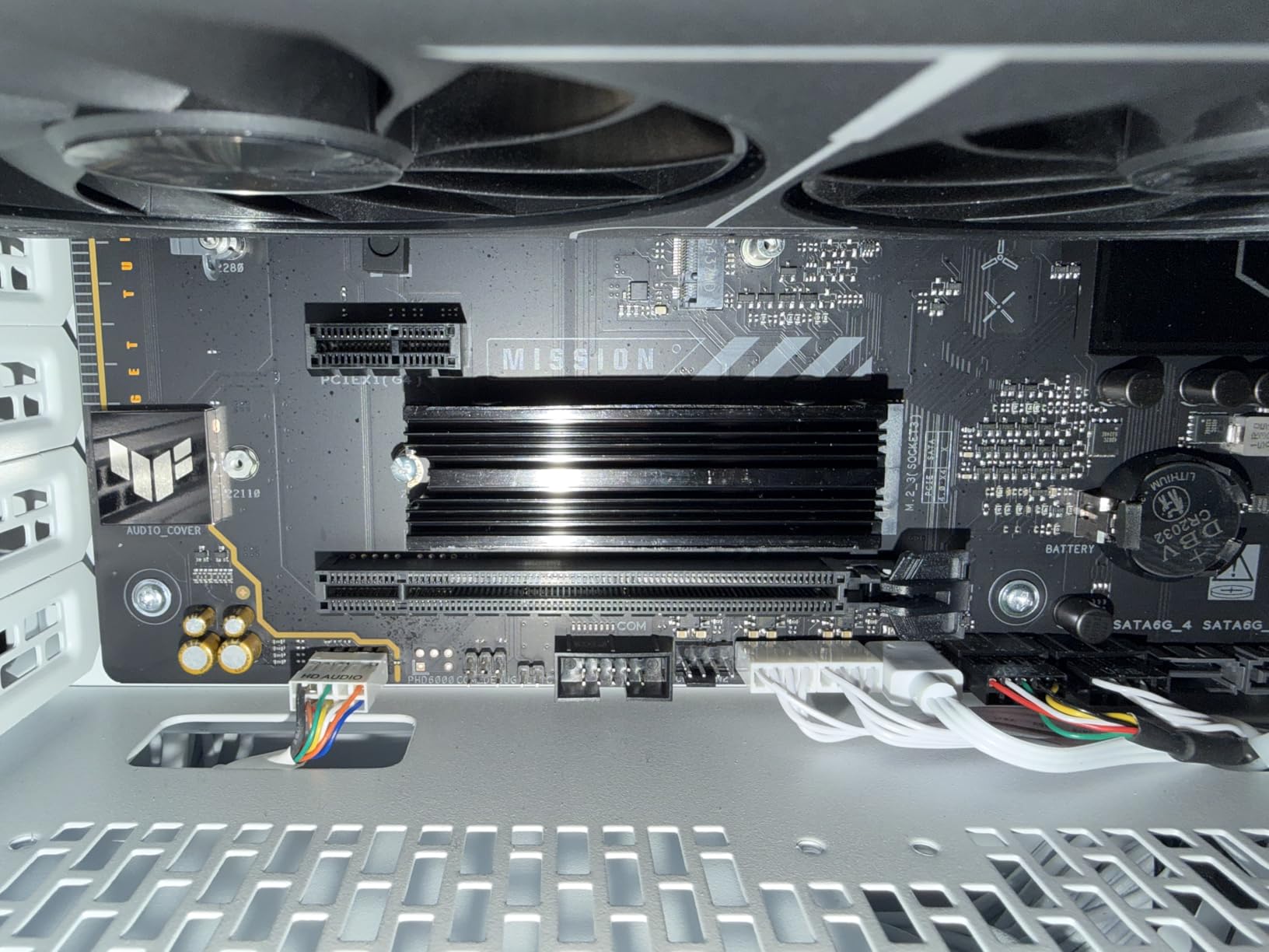 M.2 Heatsink Cooler 2280 SSD Double-Sided Heat Sink with Thermal Silicone pad for PS5/PC PCIE NVME M2 SSD customer photo 2