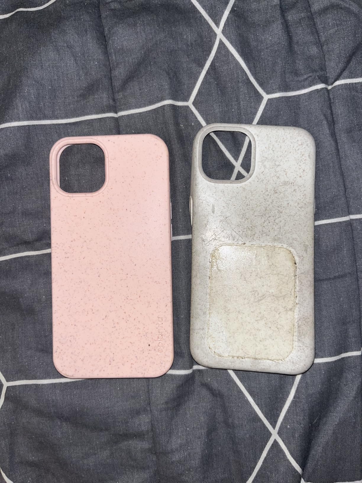 eplanita Eco Mobile Phone Case Compatible with iPhone 13, Plant Fiber, Drop Protection Cover, Durable and Sustainable (for iPhone 13, Dark Blue) customer photo 1