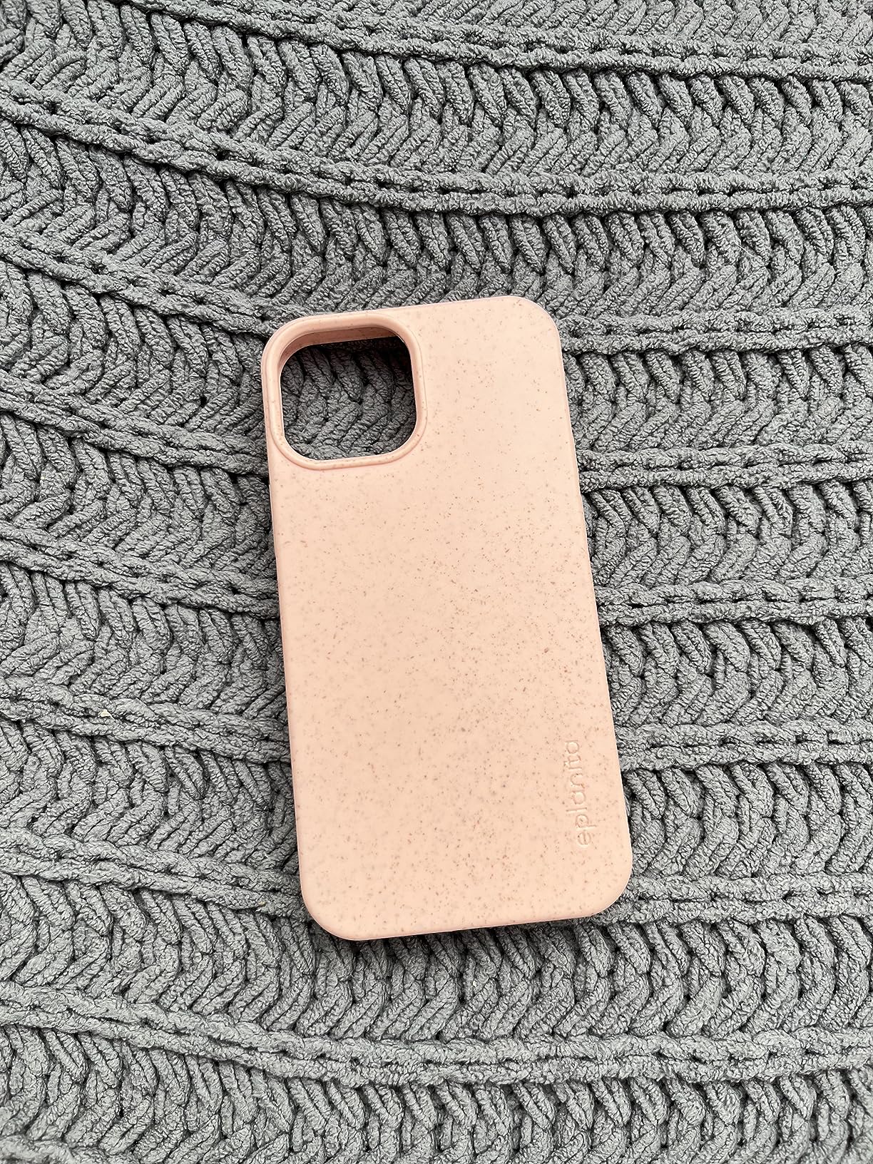 eplanita Eco Mobile Phone Case Compatible with iPhone 13, Plant Fiber, Drop Protection Cover, Durable and Sustainable (for iPhone 13, Dark Blue) customer photo 2