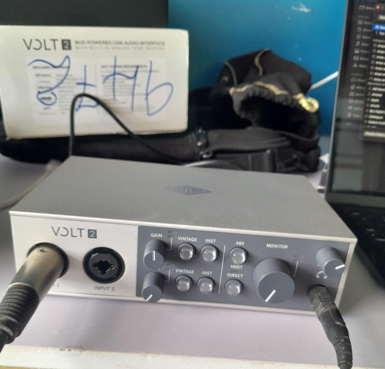 Universal Audio Volt 2 USB Audio Interface with Built-in 76 Compressor customer photo 2
