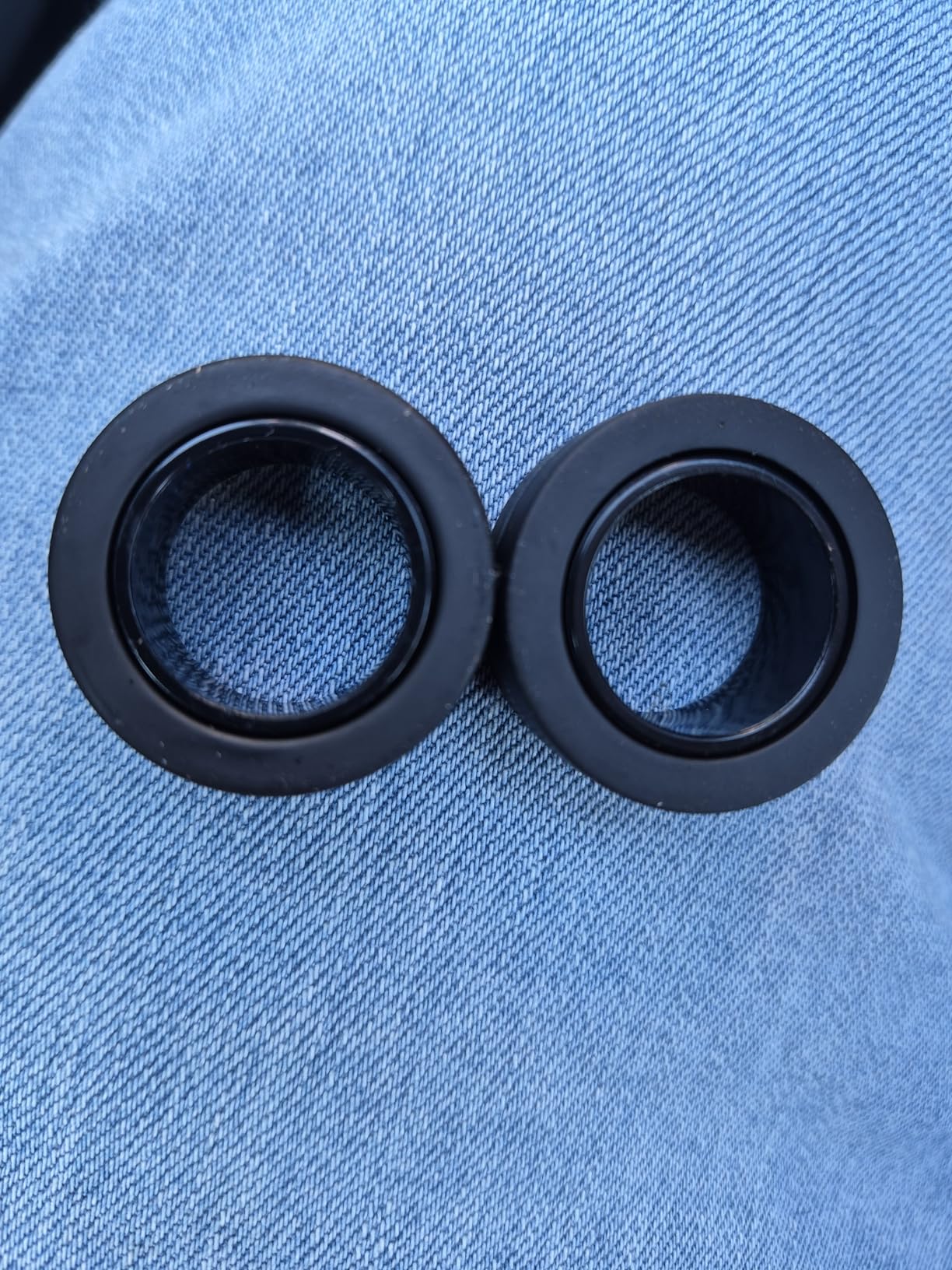 BunMo Easter Basket Stuffers - Fidget Rings - Black Magnetic Rings - Improved N45 Magnets, BPA-Free - Quiet Fidget Toy for Adults & Teens - Easter Basket Stuffers for Adults customer photo 1