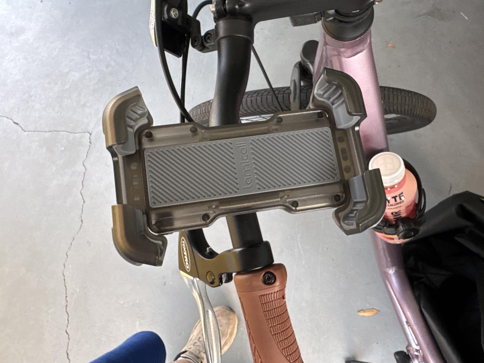 Lamicall Bike Phone Mount Holder - Motorcycle Phone Mount, Adjustable Cell Phone Holder Gifts, E-Bike Bicycle Scooter Handlebar Cradle Clip for iPhone Air 17 Pro Max, 16 15 Plus, 14, 4.7-6.8