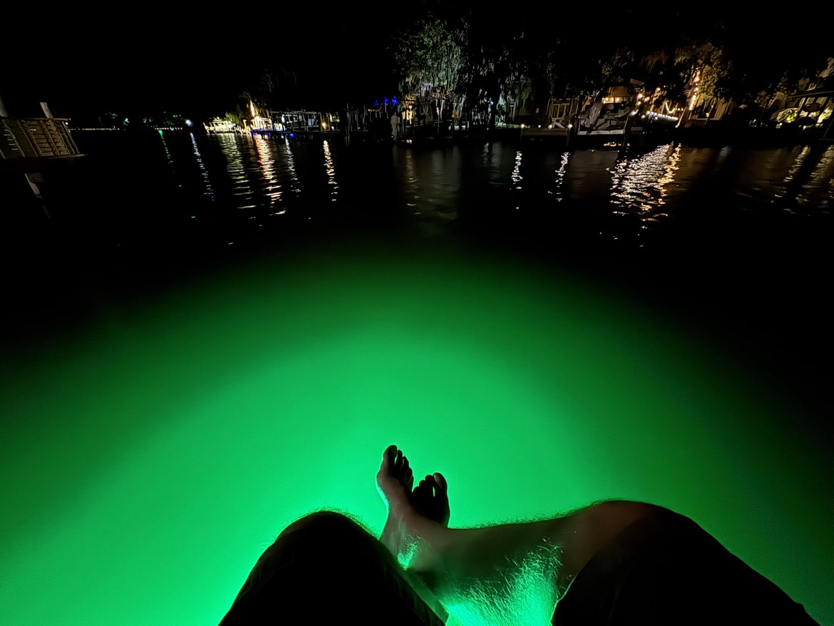 18W 45W DC 12V Green IP68 Waterproof Aluminum Super Bright LED Fish Bait Submersible Dock Underwater Fishing Light Attractants customer photo 1