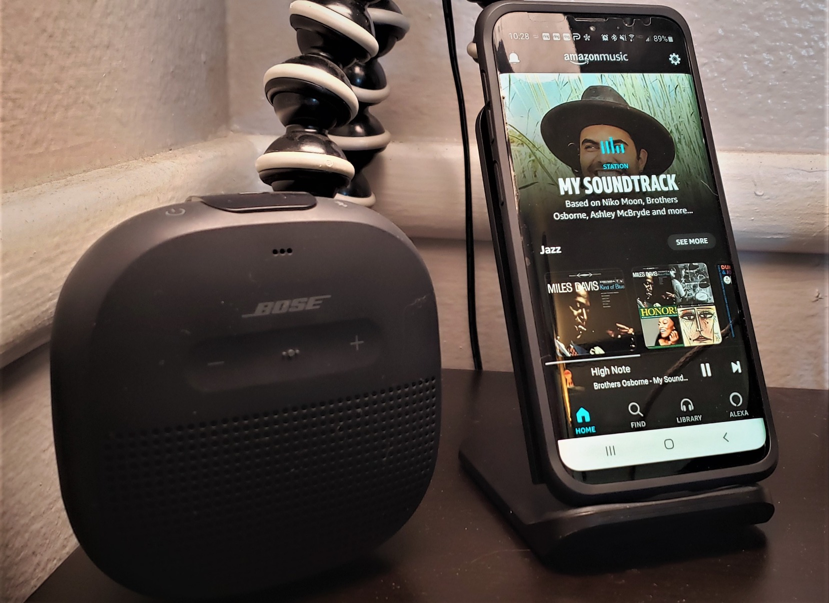 SoundLink Micro Bluetooth Speaker: Small Portable Waterproof Speaker with Microphone, Stone Blue customer photo 1