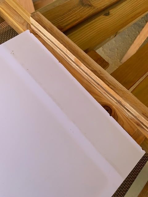 BeeCastle Beehive Screened Bottom Board Dipped in Beeswax,Screened Bottom Board with Solid Wood (10-Frame) customer photo 2