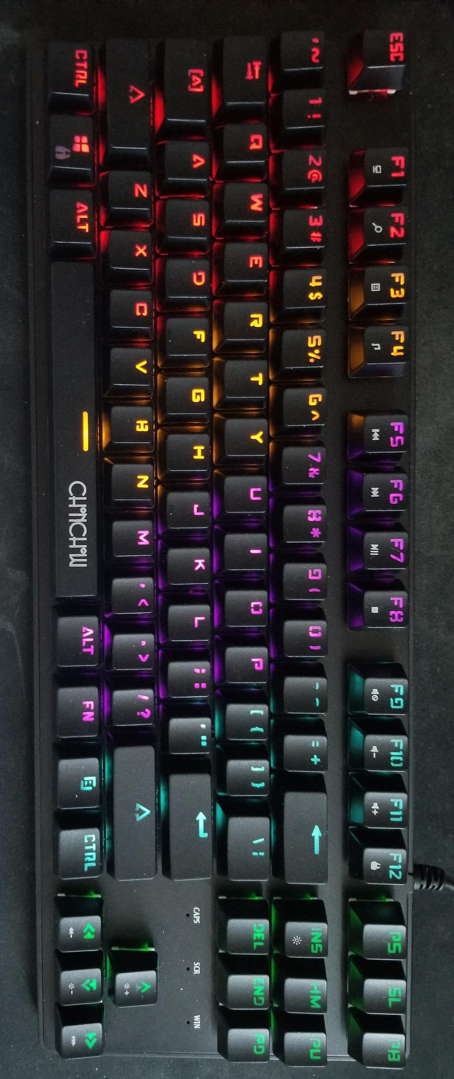 Gaming Wireless Keyboard and Mouse RGB Backlit Rechargeable Battery Gamer Combo Mechanical Feel Anti-ghosting with Side Button for PC Computer Laptop Compatible with Windows Mac Ps4/Ps5 Xbox one customer photo 2