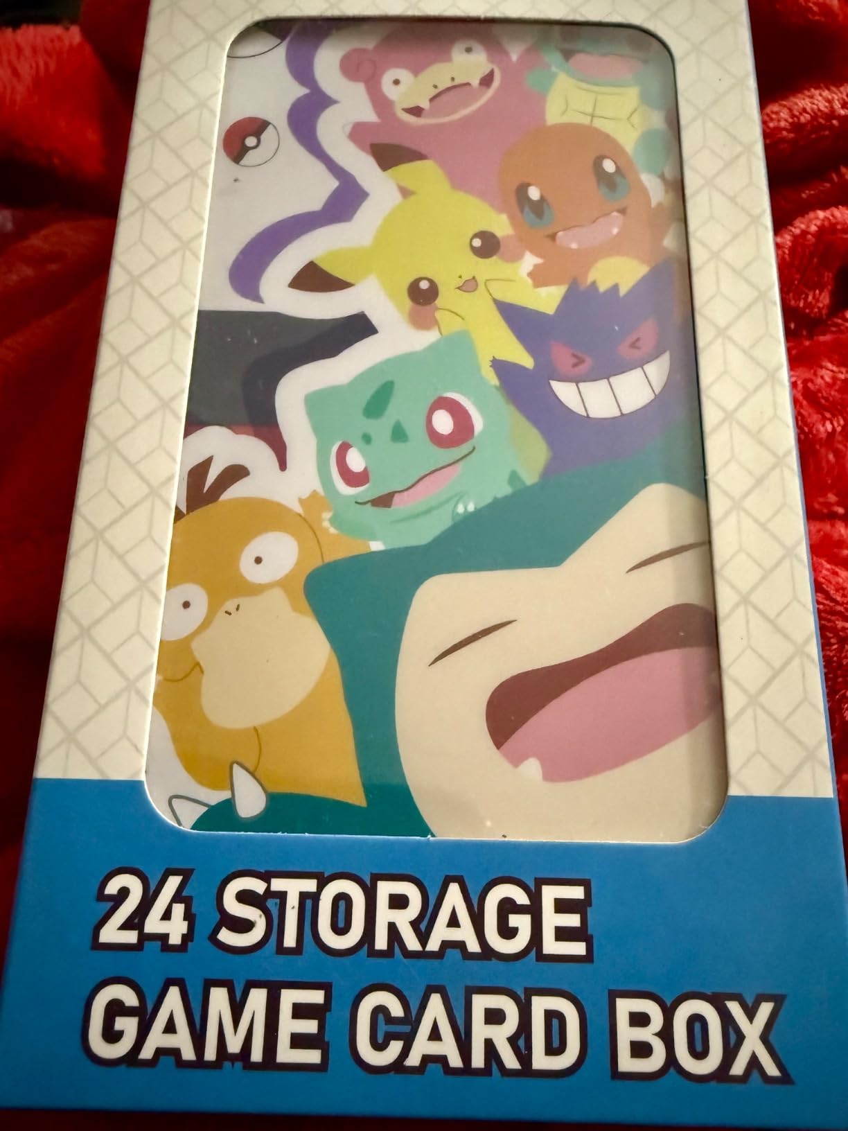 PERFECTSIGHT Switch Game Card Case for Nintendo Switch Lite/ Switch OLED, Cute Kawaii Portable Thin Compact Hard Shell Case, NS Protective Shockproof Holder Storage Box with 24 Cartridge Slots, Zel customer photo 1