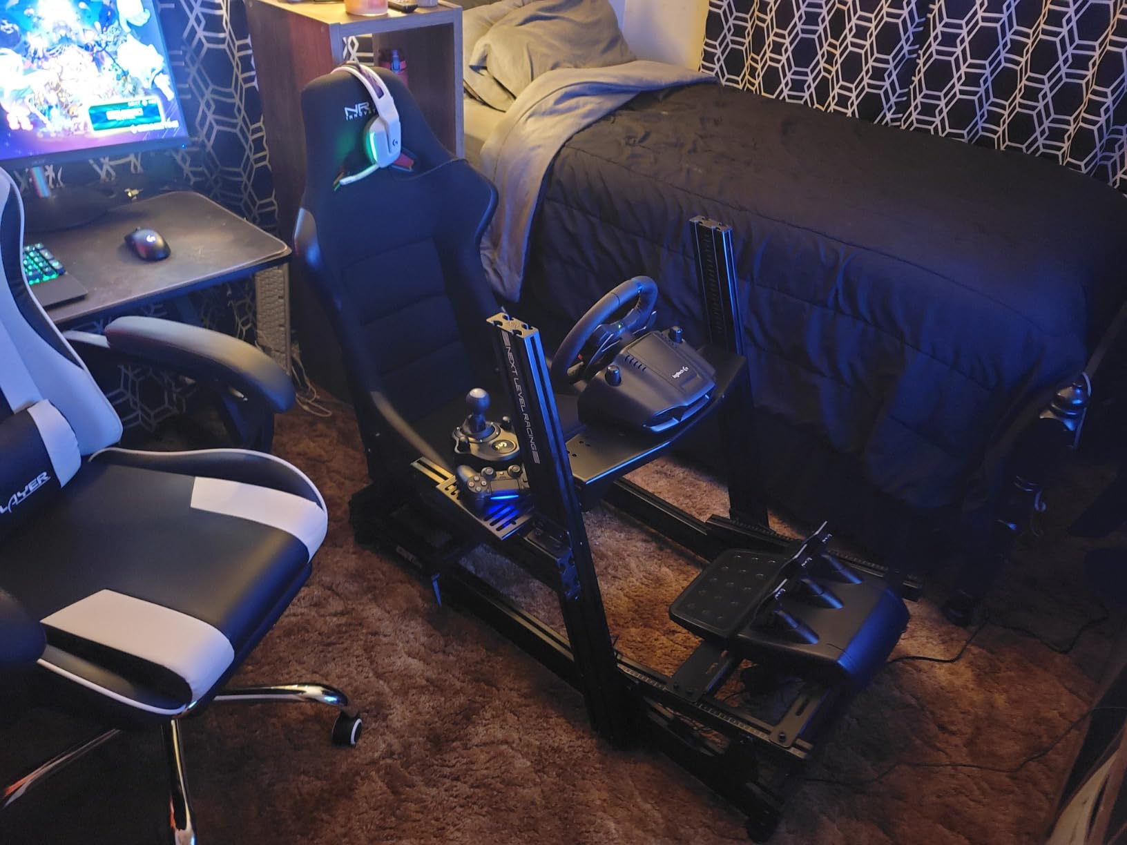 Next Level Racing GTElite Racing Simulator Cockpit- Wheel Plate Edition (NLR-E022) customer photo 2