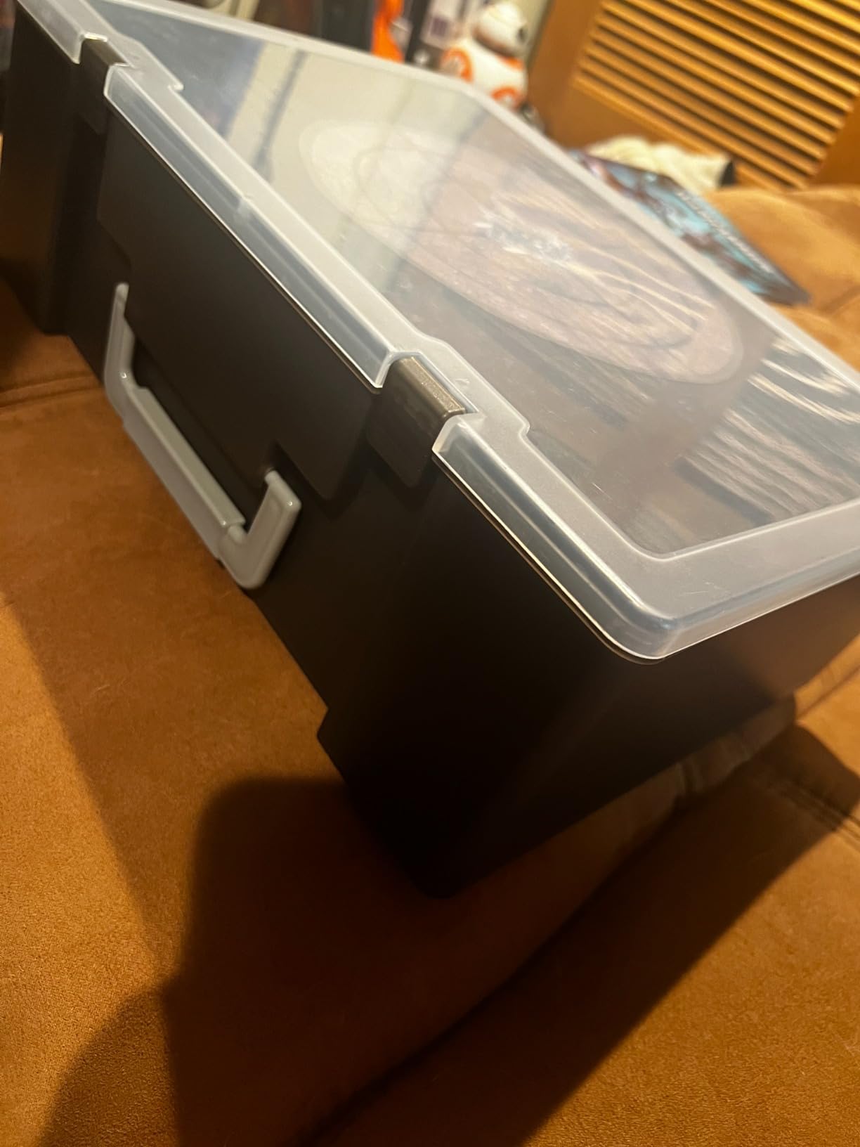 Miniature Storage Sturdy Carrying Figure Case -108 Slot Figurine Minature Carrying Case Compatible with D&D and More (Blue) customer photo 1