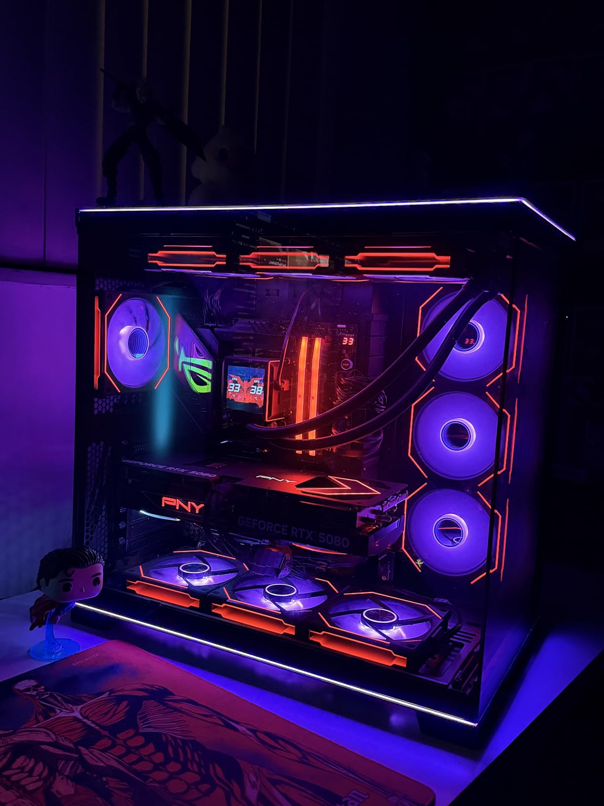 Lian Li UNI Fan SL-Infinity 120mm Triple Pack - ARGB Fan with Infinity Mirror - Daisy-Chain Design - Customizable Lighting Effects - with Controller (Black) customer photo 1