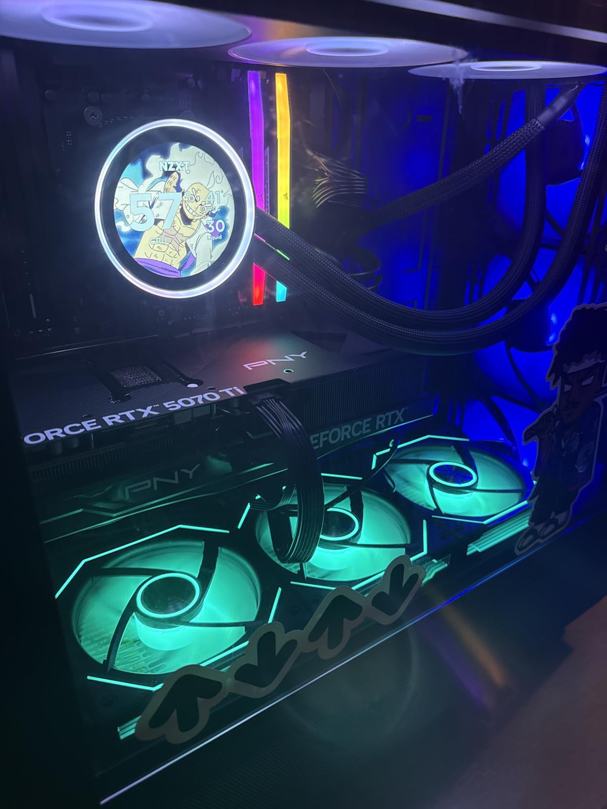 Lian Li UNI Fan SL-Infinity 120mm Triple Pack - ARGB Fan with Infinity Mirror - Daisy-Chain Design - Customizable Lighting Effects - with Controller (Black) customer photo 2