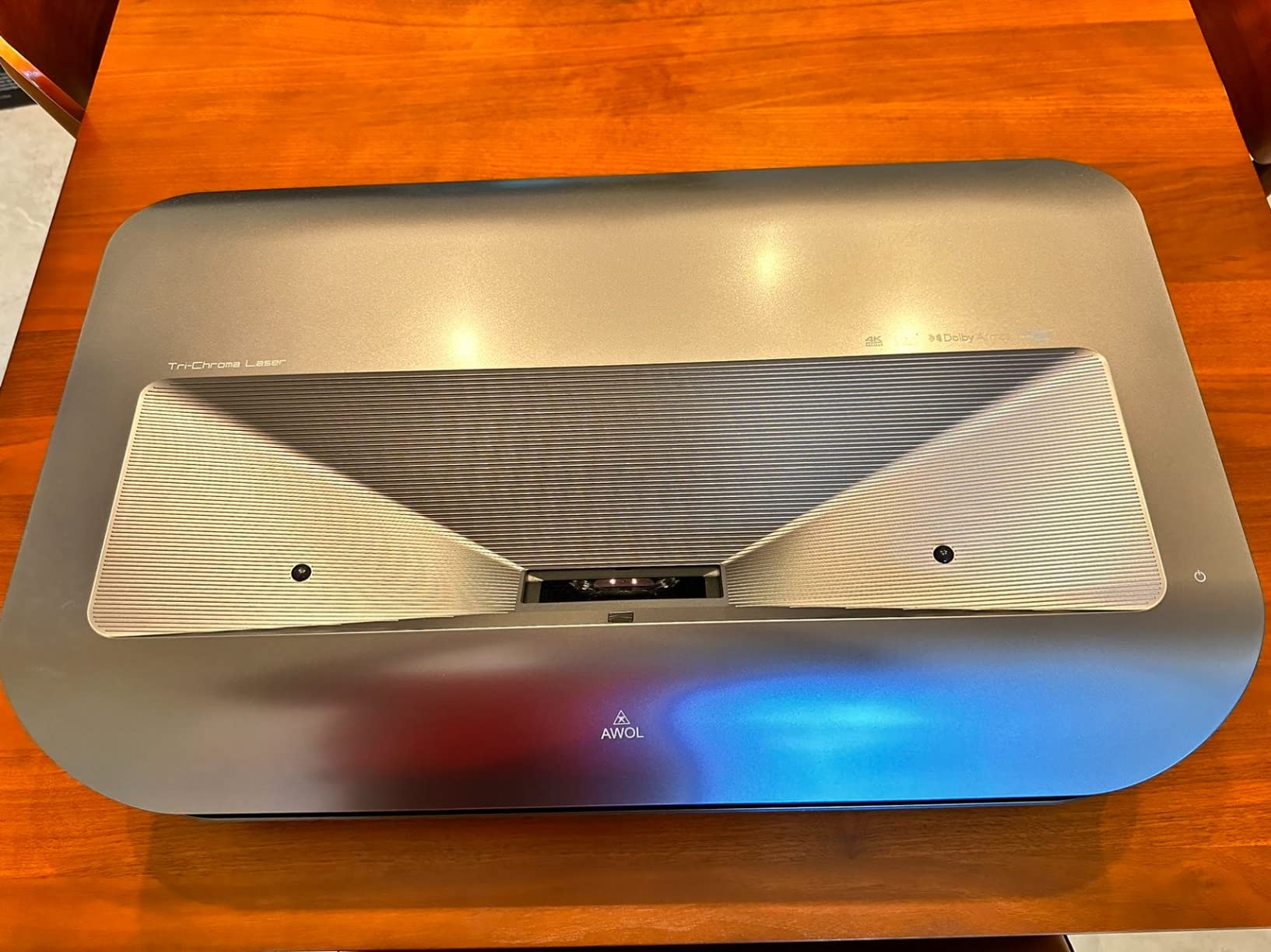 AWOL VISION LTV-2500 4K UHD Ultra Short Throw Triple Laser Projector, Dolby Vision & Atmos, Active 3D, 150