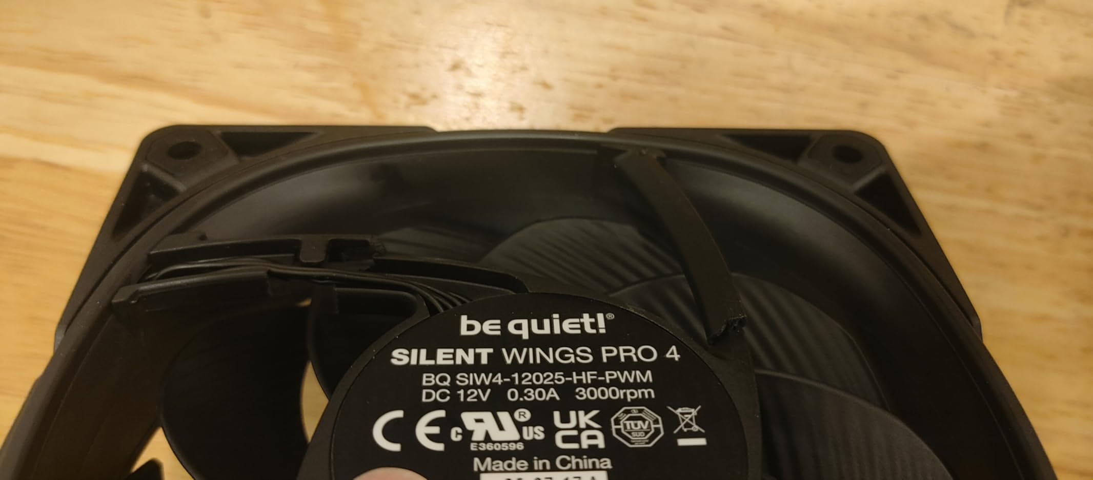 Silent Wings Pro 4 120mm PWM 3000 RPM Premium Low Noise Cooling Fan | 4-Pin | BL098 customer photo 1