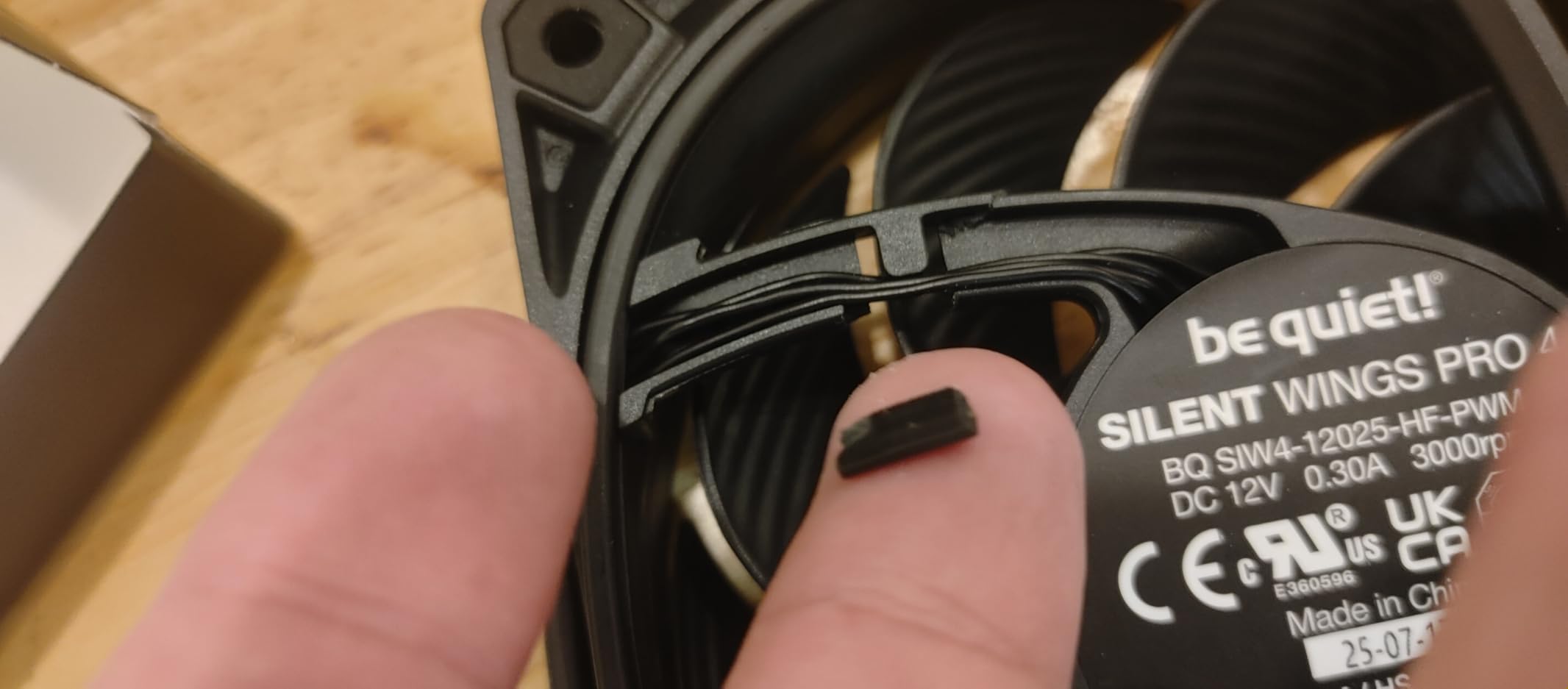 Silent Wings Pro 4 120mm PWM 3000 RPM Premium Low Noise Cooling Fan | 4-Pin | BL098 customer photo 2