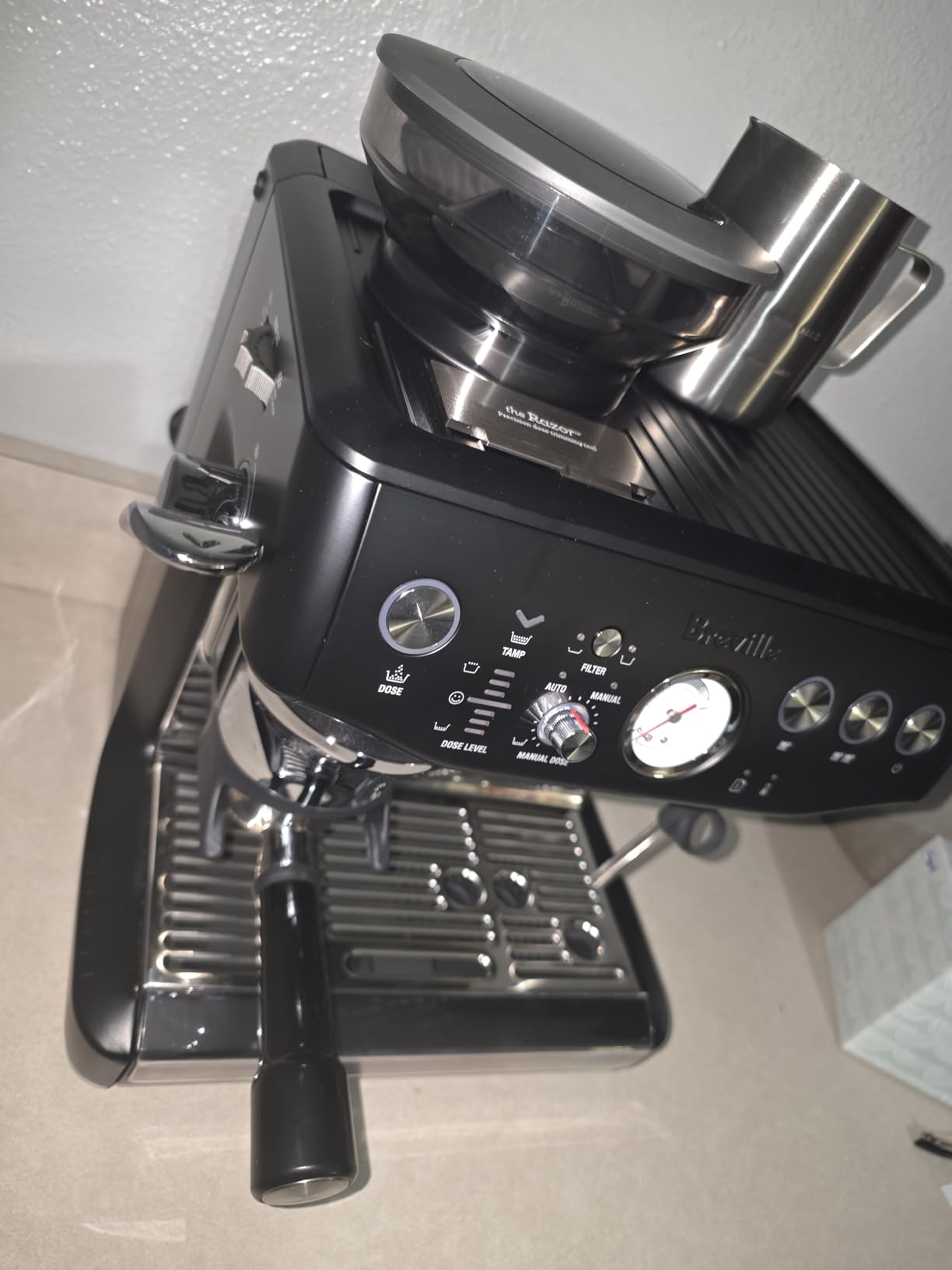 Breville Barista Express Impress Espresso Machine BES876BSS, Brushed Stainless Steel customer photo 1
