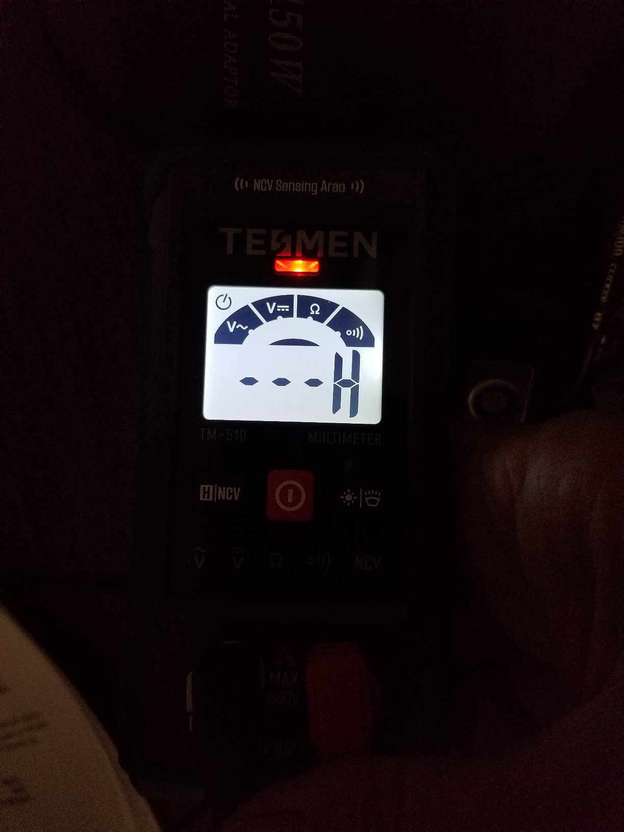 TM-510 Digital Multimeter, 4000 Counts, Smart Measurement, Auto-Ranging Voltmeter; Voltage Tester with Non-Contact Voltage Function, Measures AC/DC Voltage, Resistance, Continuity - Green customer photo 2