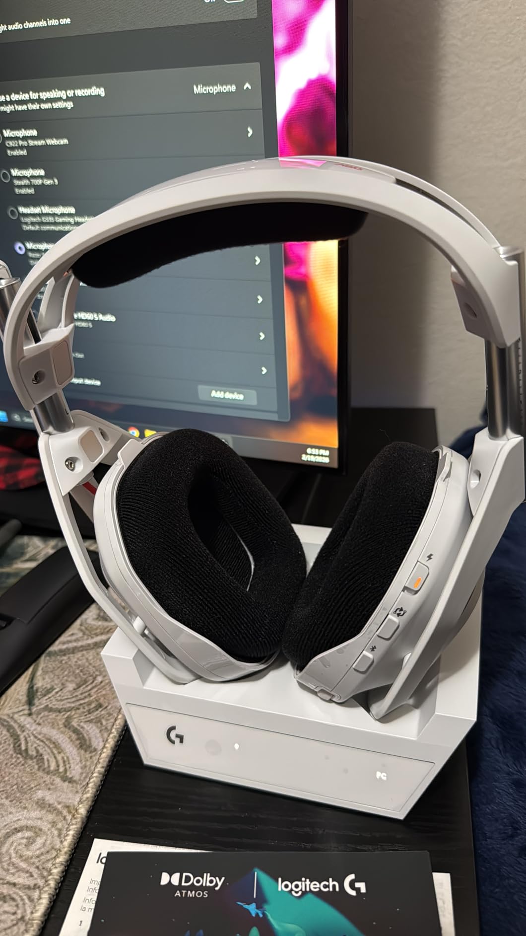 Logitech G Astro A50 X Multi-Platform Wireless Gaming Headset + Base Station for PS5/Xbox/PC: PLAYSYNC Video & Audio Switcher, HDMI 2.1 4K 120Hz VRR customer photo 1