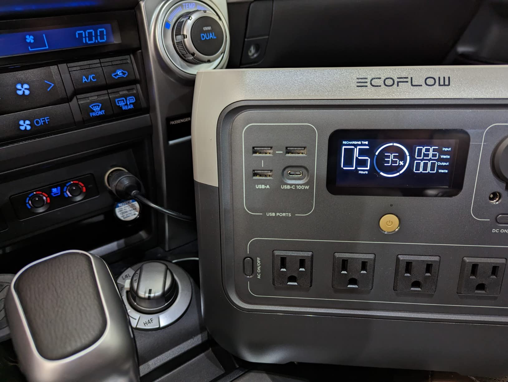 EcoFlow Portable Power Station RIVER 2 Pro, 768Wh LiFePO4 Battery, 70 Min Fast Charging, 4X800W (X-Boost 1600W) AC Outlets, Solar Generator for Outdoor Camping/RVs/Home Use customer photo 2