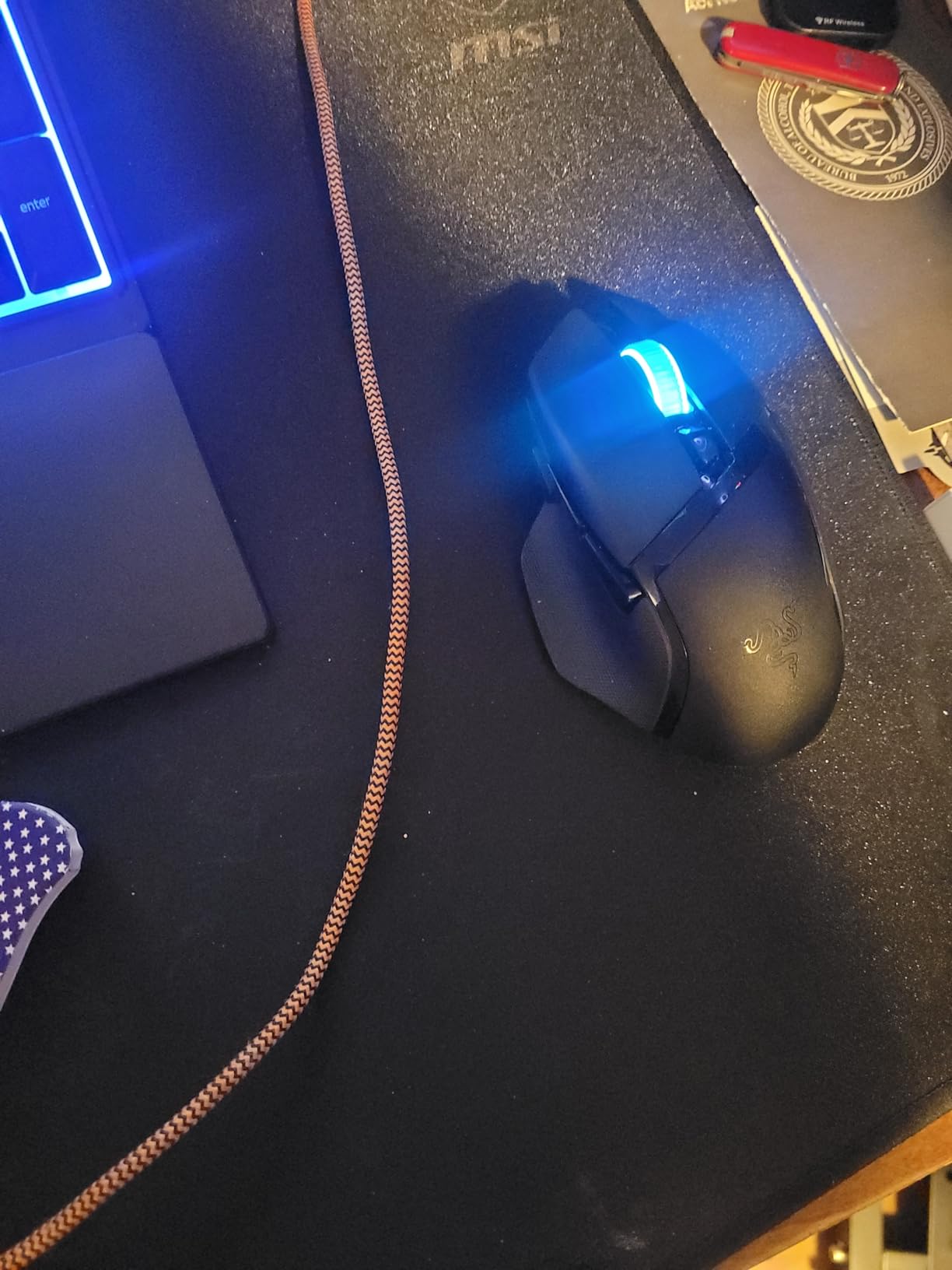 Razer Basilisk V3 X HyperSpeed Gaming Mouse - Optical - Wireless - Bluetooth/Radio Frequency - 2.40 GHz - USB - 18000 dpi - 7 Programmable Button(s) - Right-handed - 1 x AA Battery customer photo 1