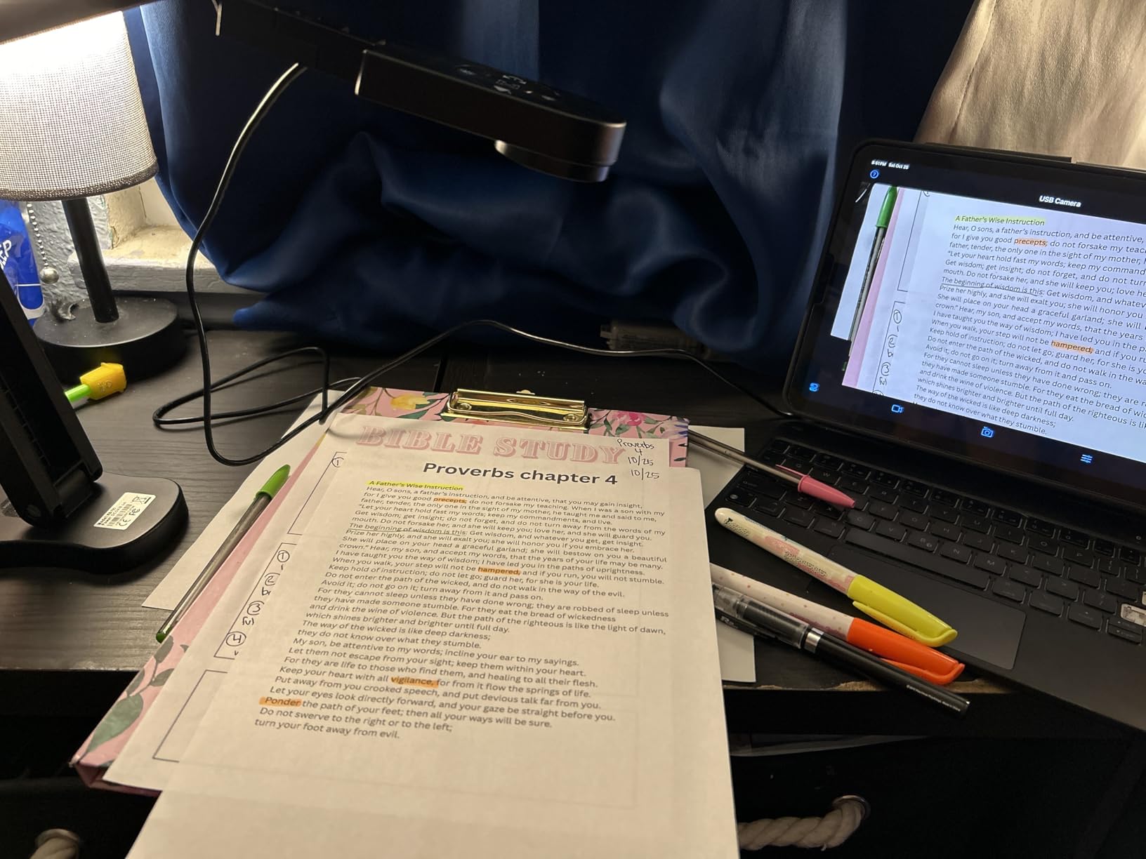 8MP USB Document Camera for Teachers and Classroom for A3 A4 Size with Dual Mic, 3-Level LED Light, Up and Down, Left and Right Image Inversion, for Distance Teaching & Learning customer photo 2