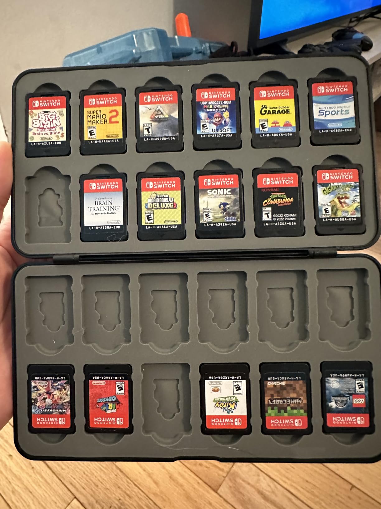 rapell 48 Game Card Case Compatible for Nintendo Switch 2/Switch/Switch lite, 48 Game Holder Cartridge Compatible for Switch Game Cards , Compact & Portable Game Storage Box customer photo 2