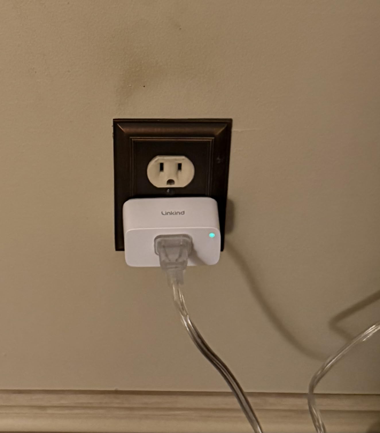 Linkind Matter Smart Plug 4 Pack Work with Apple Home Siri Alexa Google SmartThings 15A 1800W Timer Schedule customer photo 1