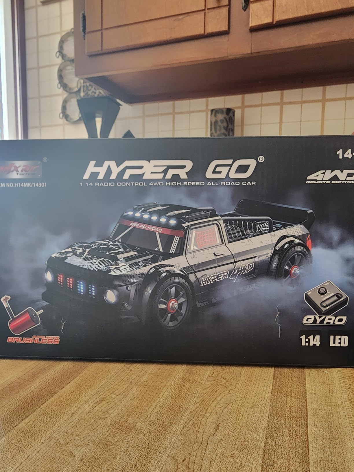 HYPER GO 14301 V3 1/14 RTR Brushless RC Drift Car with Gyro, Max 38 mph Fast RC Cars for Adults, 4WD All-Road Street Bash RC Truck customer photo 1
