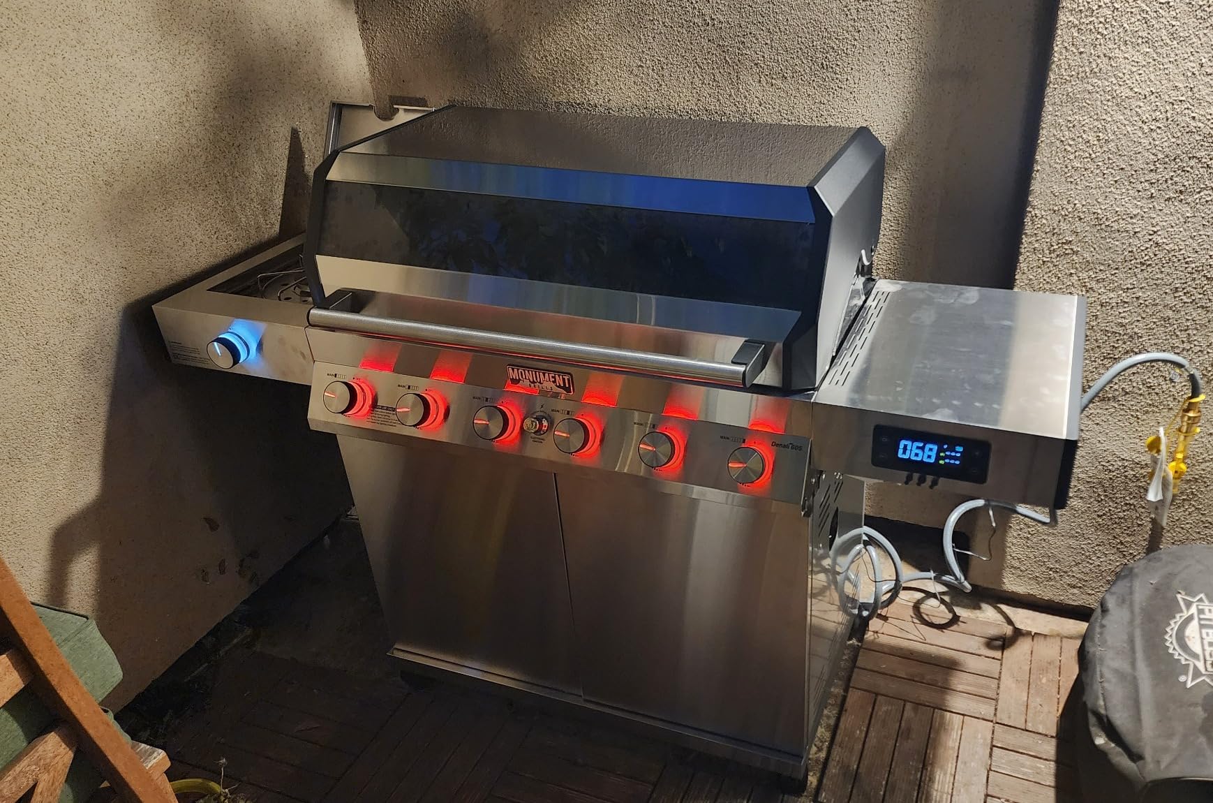 Monument Grills 6-Burner Convertible Natural Gas Smart bbq Grill Stainless Steel Denali 605 with Conversion Kit customer photo 2