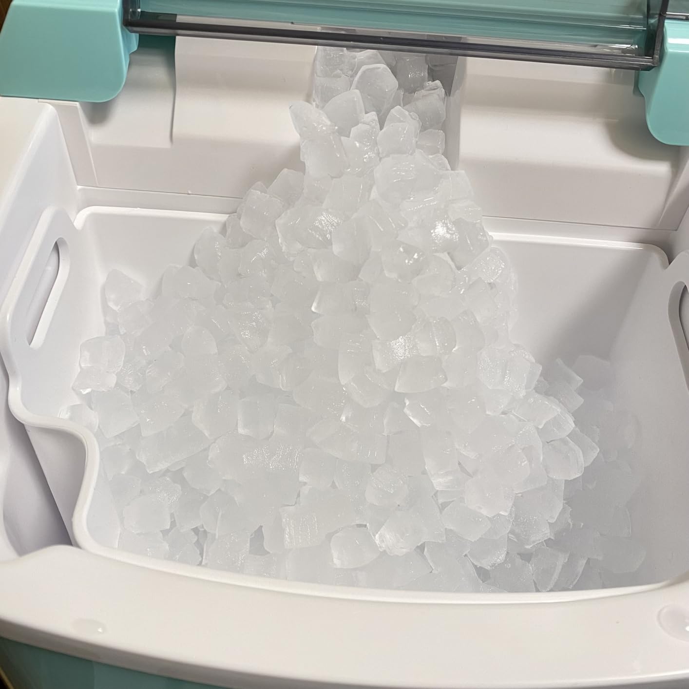 Nugget Ice Maker Countertop, Silonn Chewable Pellet Ice Machine with Self-Cleaning Function, 33lbs/24H Portable Ice Makers for Home Kitchen Office, Black customer photo 1