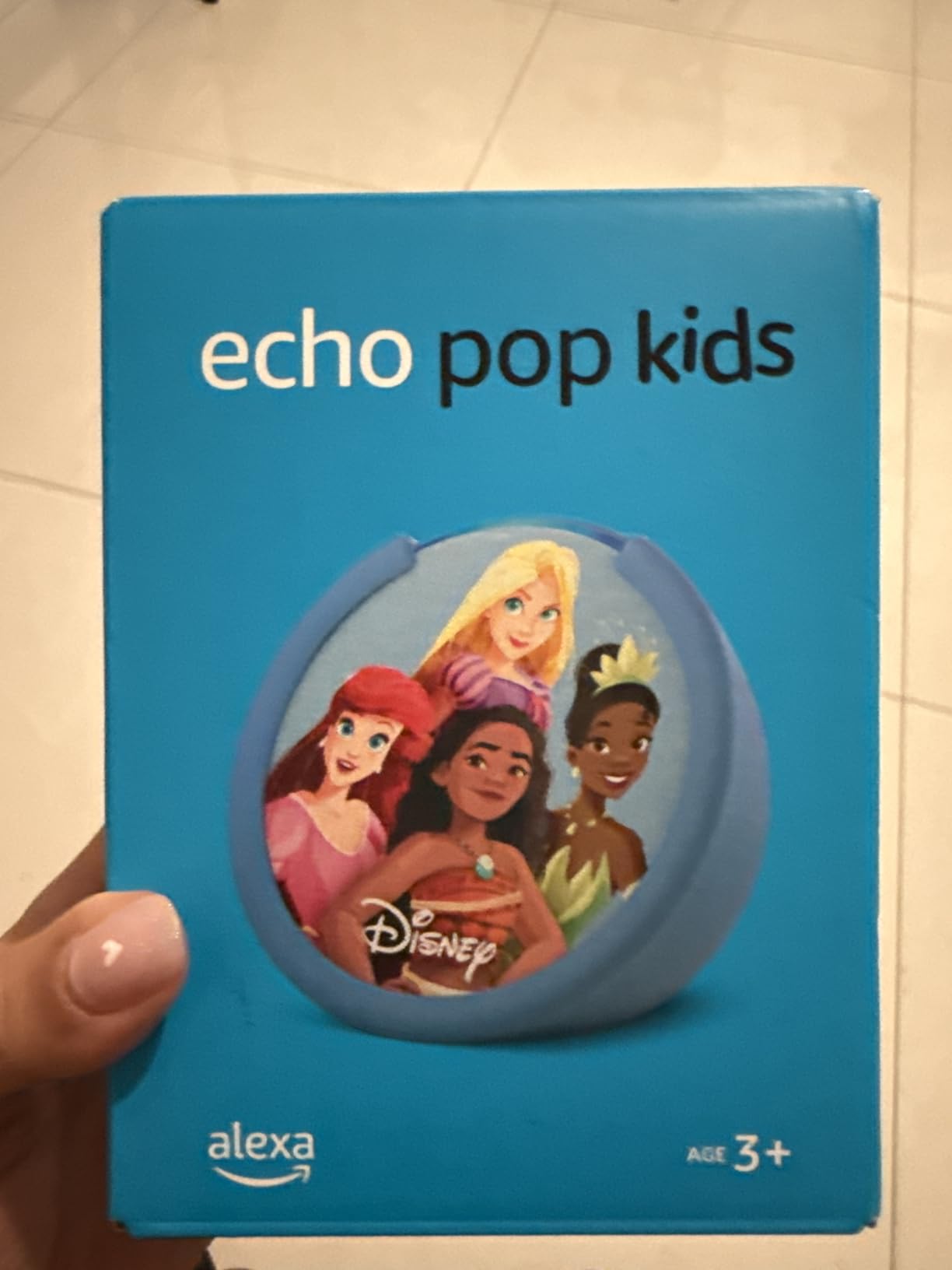 Echo Pop Kids (newest model), Enjoy age-appropriate audiobooks, interactive games and Alexa+ experiences to create and learn, Disney Princess design customer photo 2