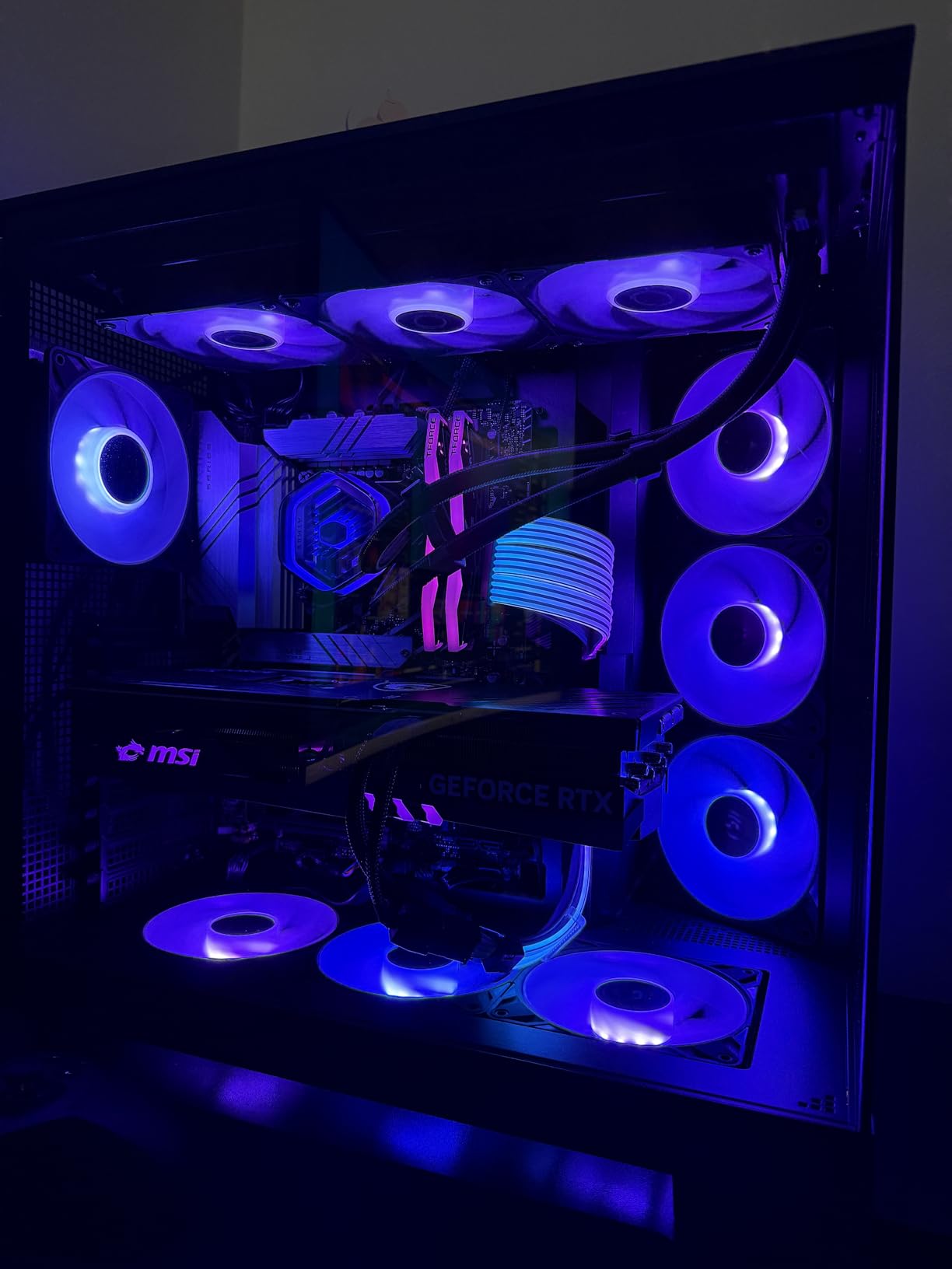 Cooler Master MasterLiquid Atmos 360 Black CPU Liquid Cooler - AIO Water Cooling System, Dual Chamber Pump, Pre-Installed Sickleflow 120 Edge Fans, Addressable Gen 2 RGB, LGA1700 & AM5 Brackets customer photo 2