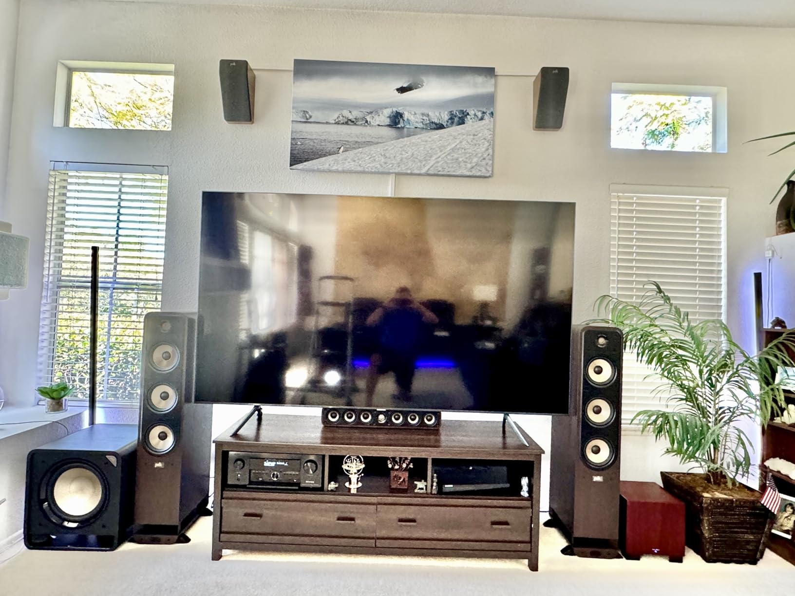 Denon AVR-X1800H 7.2 Channel AV Stereo Receiver - 80W/Channel, Wireless Streaming via Built-in HEOS, WiFi, & Bluetooth, Supports Dolby Vision, HDR10+, Dynamic HDR, & Home Automation Systems customer photo 1