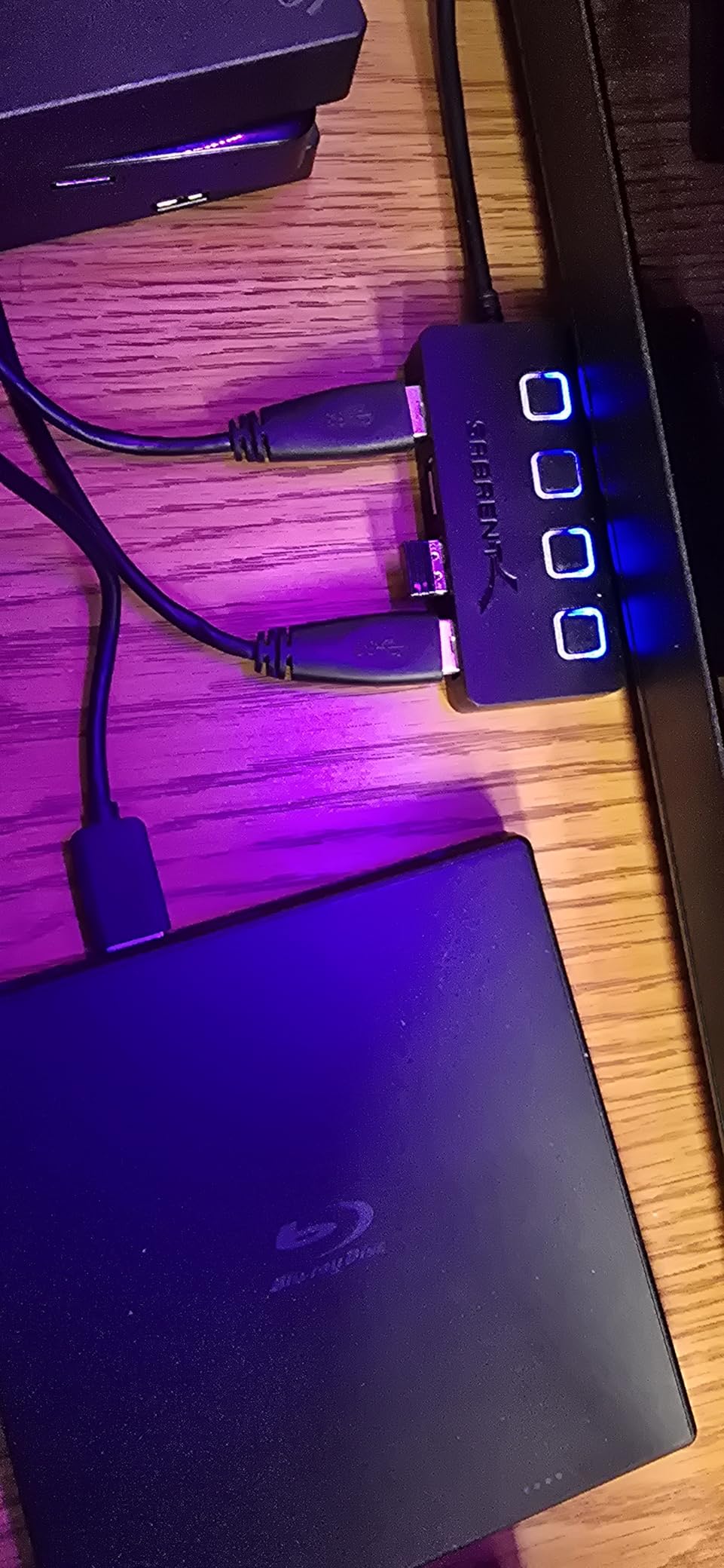 SABRENT USB-C Hub & SSD Enclosure, 6-Port Dock with M.2 SSD Slot, 90W Power Delivery, USB 3.0 & 2.0 Ports, 4K HDMI, RJ45 Gigabit Ethernet (HB-6PNV) customer photo 2