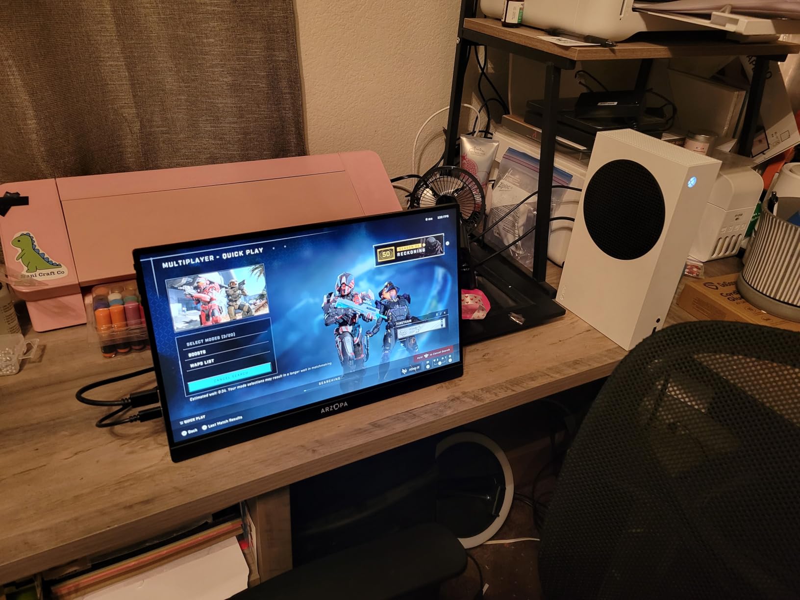 ARZOPA 16.1'' 144Hz Portable Gaming Monitor, 106% sRGB 1080P FHD Kickstand Portable Monitor with HDR, Ultra Slim, Eye Care, External Second Screen for Laptop, PC, PS5, Mac, Xbox - Z1FC customer photo 1